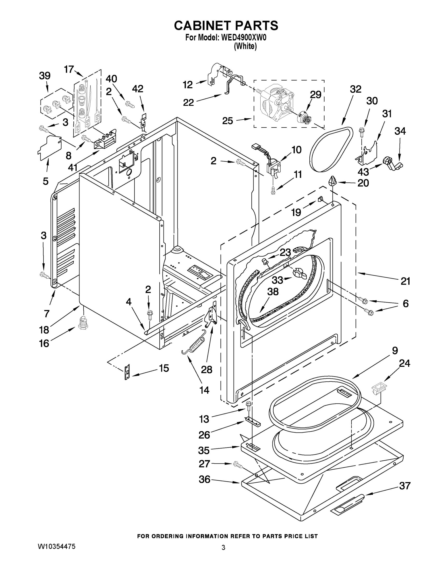 02 - CABINET PARTS