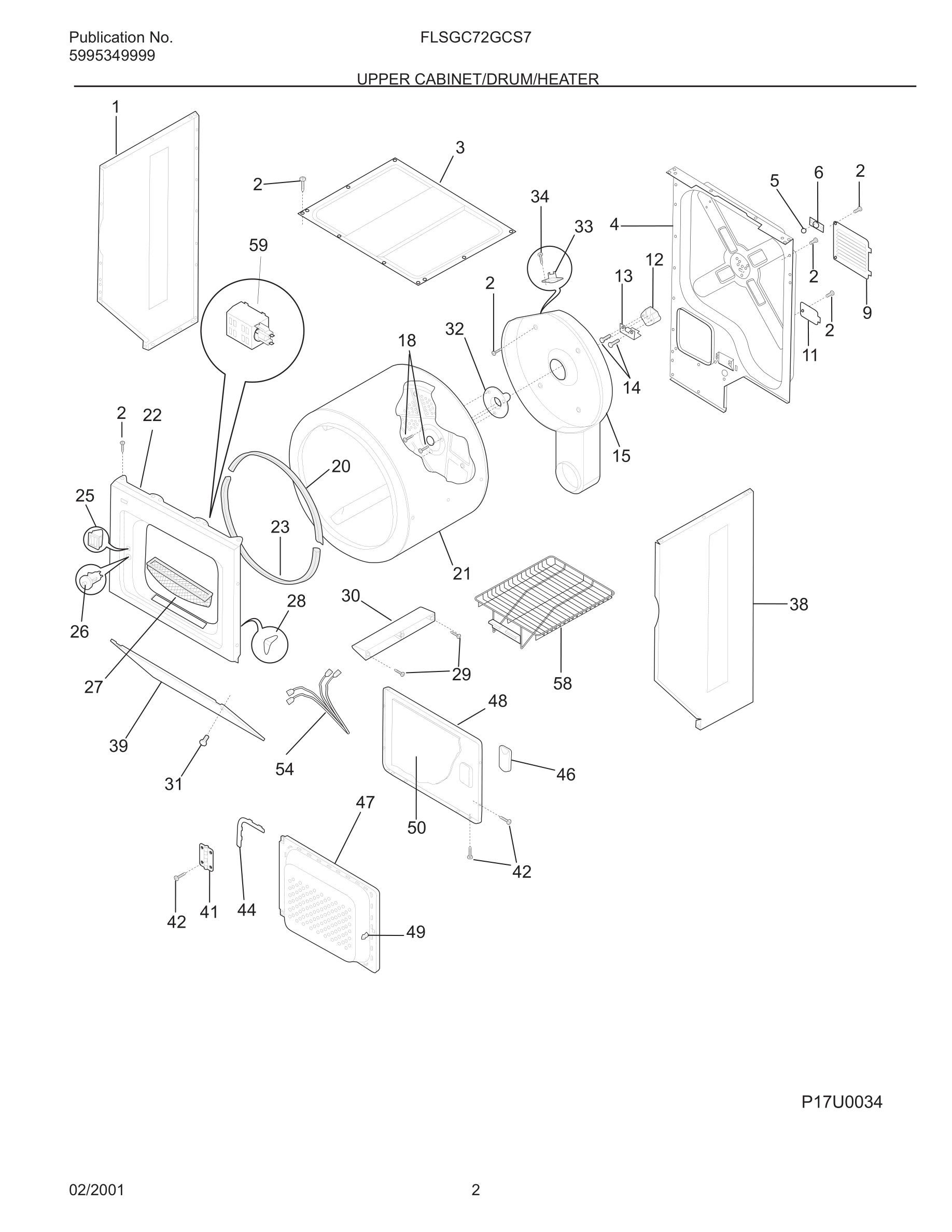 03 - UPPER CABINET/DRUM/HEATER