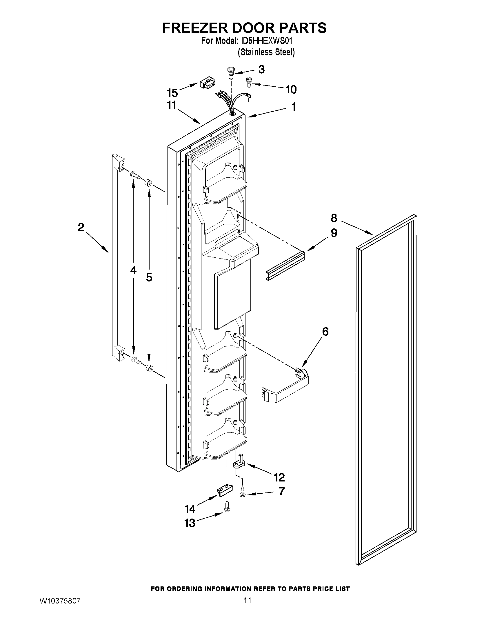 07 - FREEZER DOOR PARTS