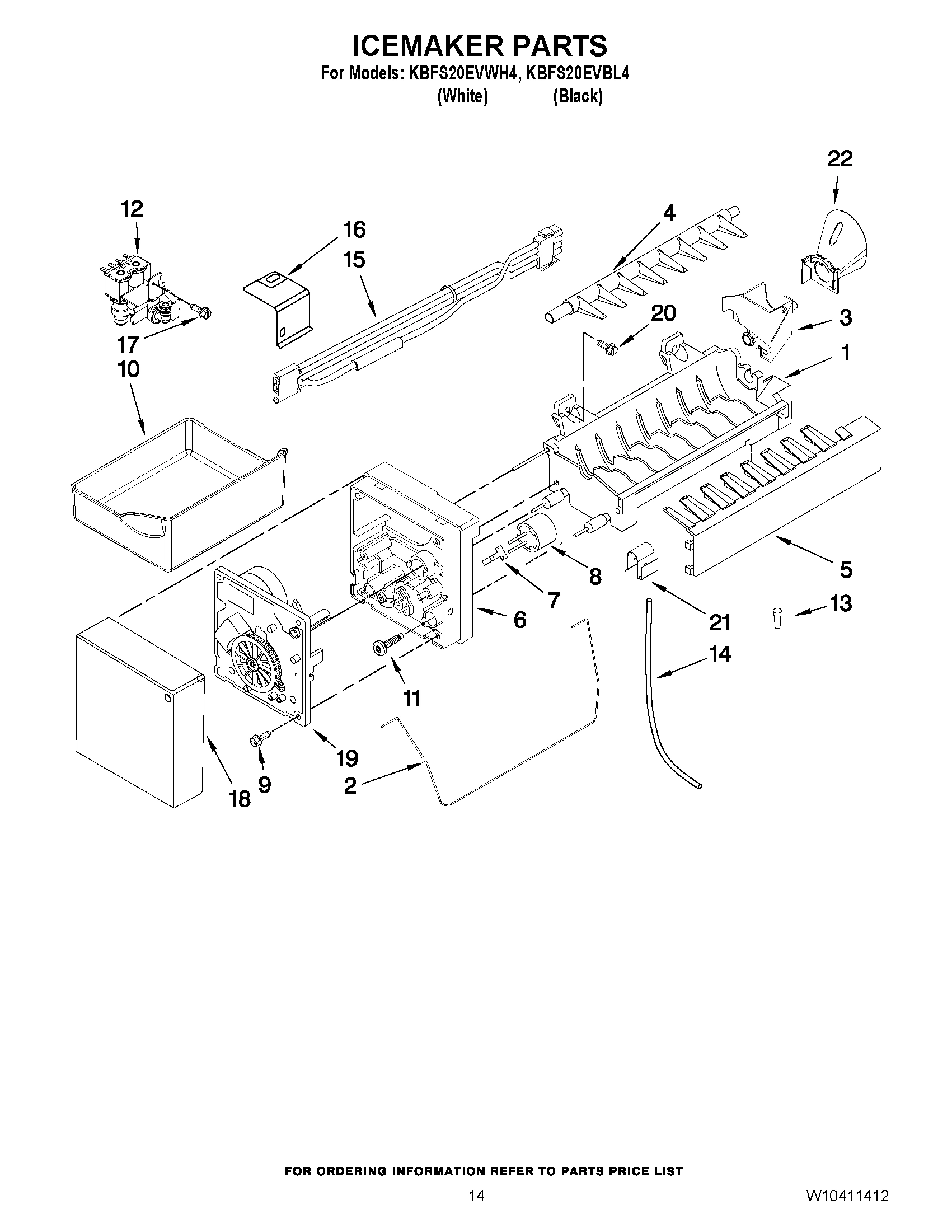 08 - ICEMAKER PARTS