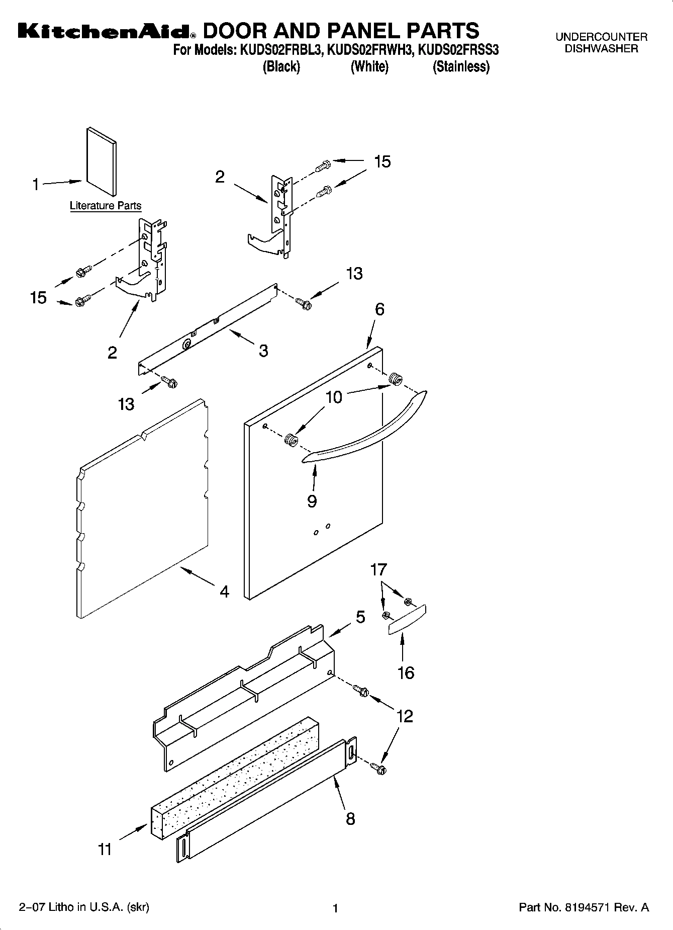 01 - DOOR AND PANEL PARTS