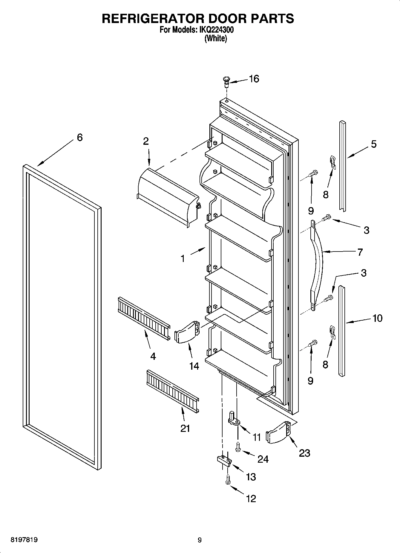 06 - REFRIGERATOR DOOR PARTS