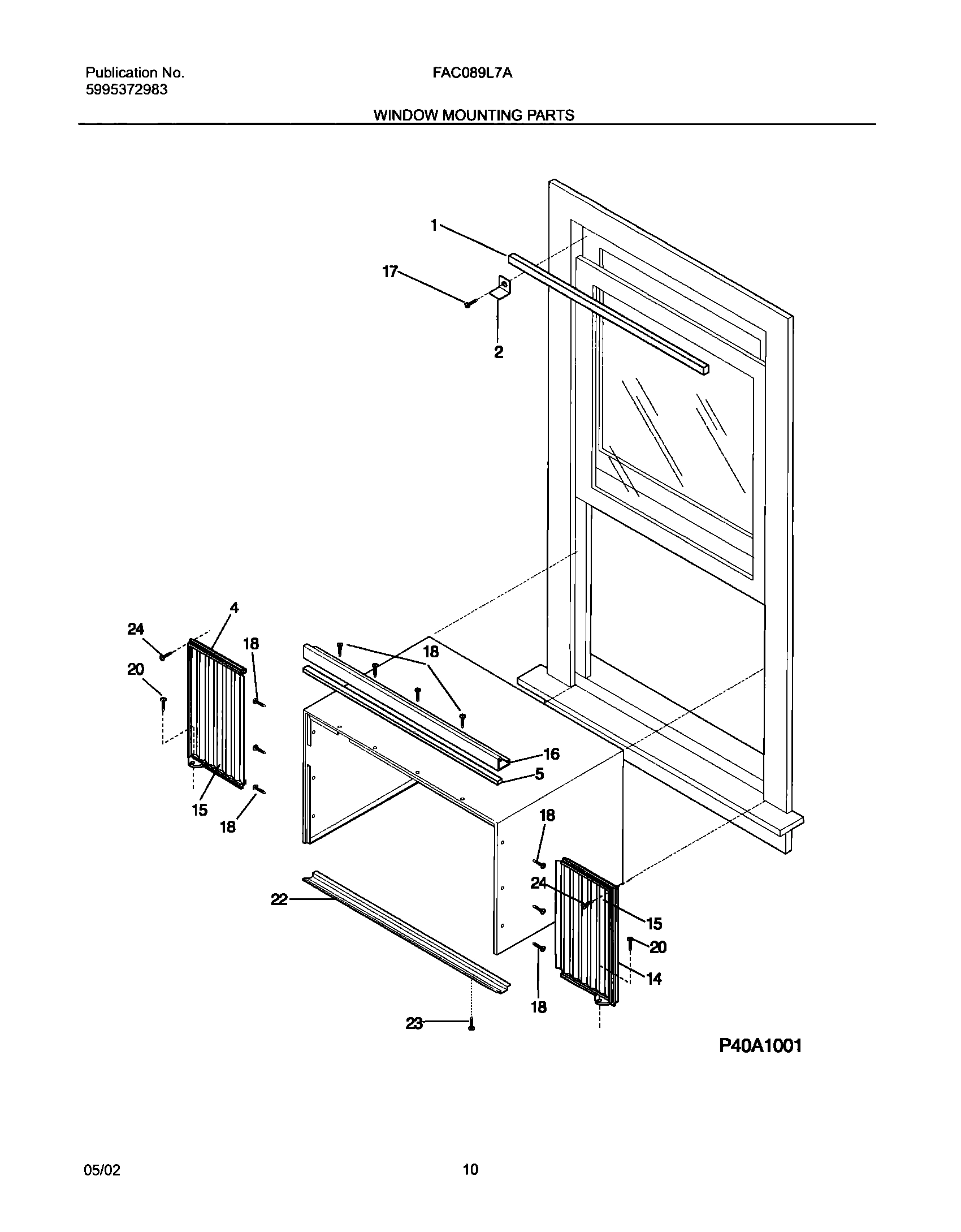 11 - WINDOW MOUNTING PARTS