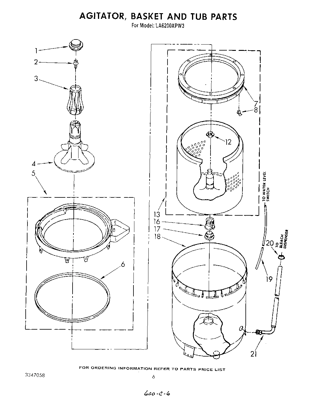 04 - AGITATOR, BASKET AND TUB