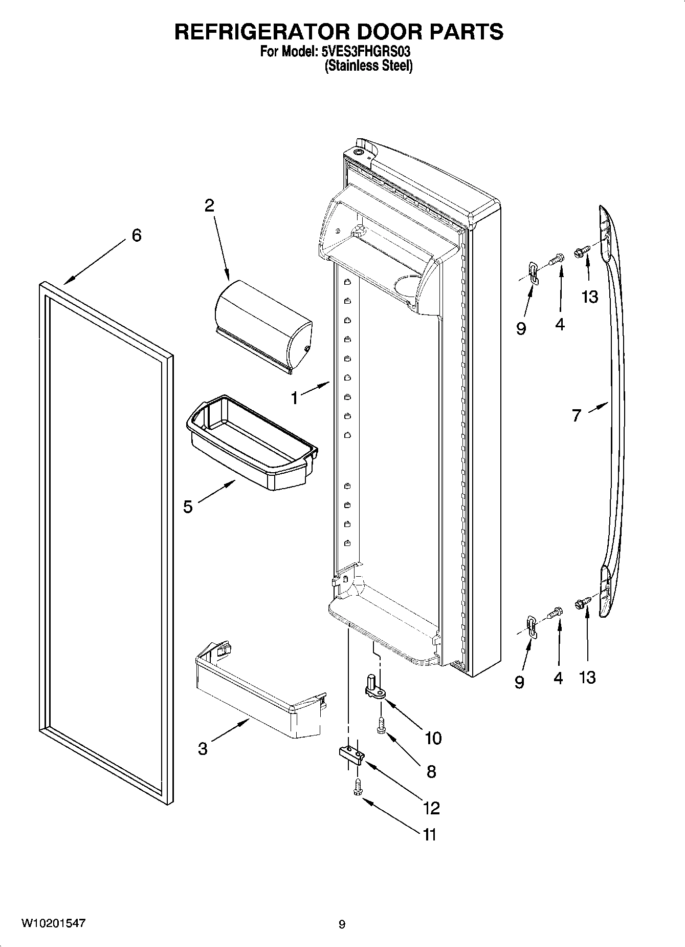 06 - REFRIGERATOR DOOR PARTS