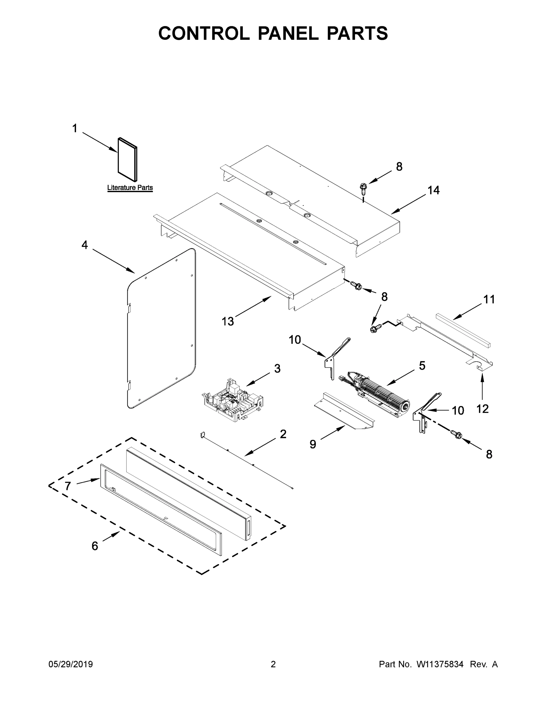 02 - CONTROL PANEL PARTS