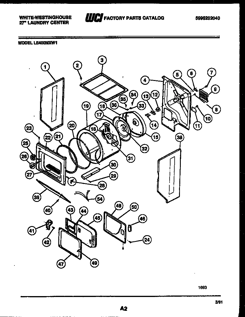 02 - CABINET AND COMPONENT PARTS