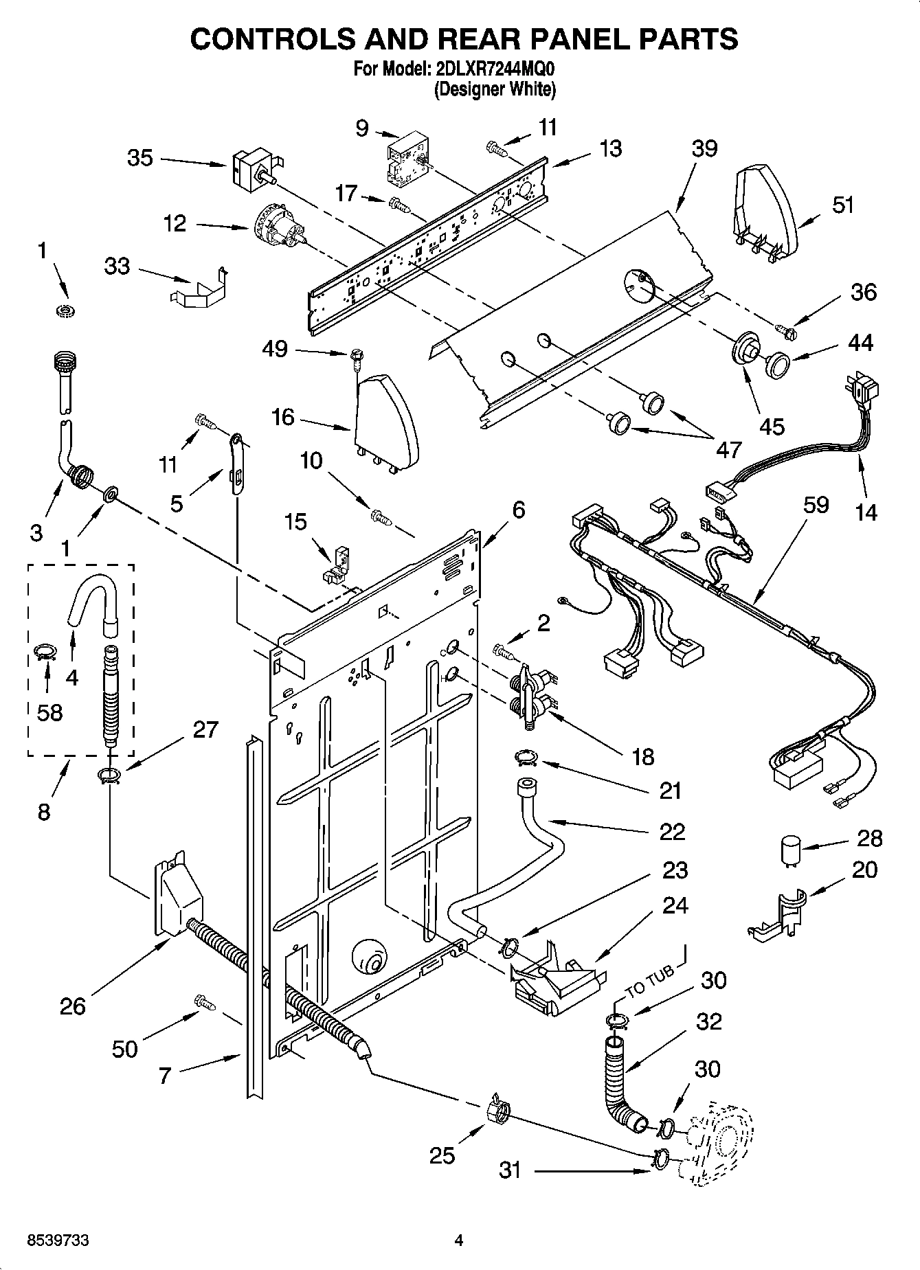 02 - CONTROL AND REAR PANEL PARTS