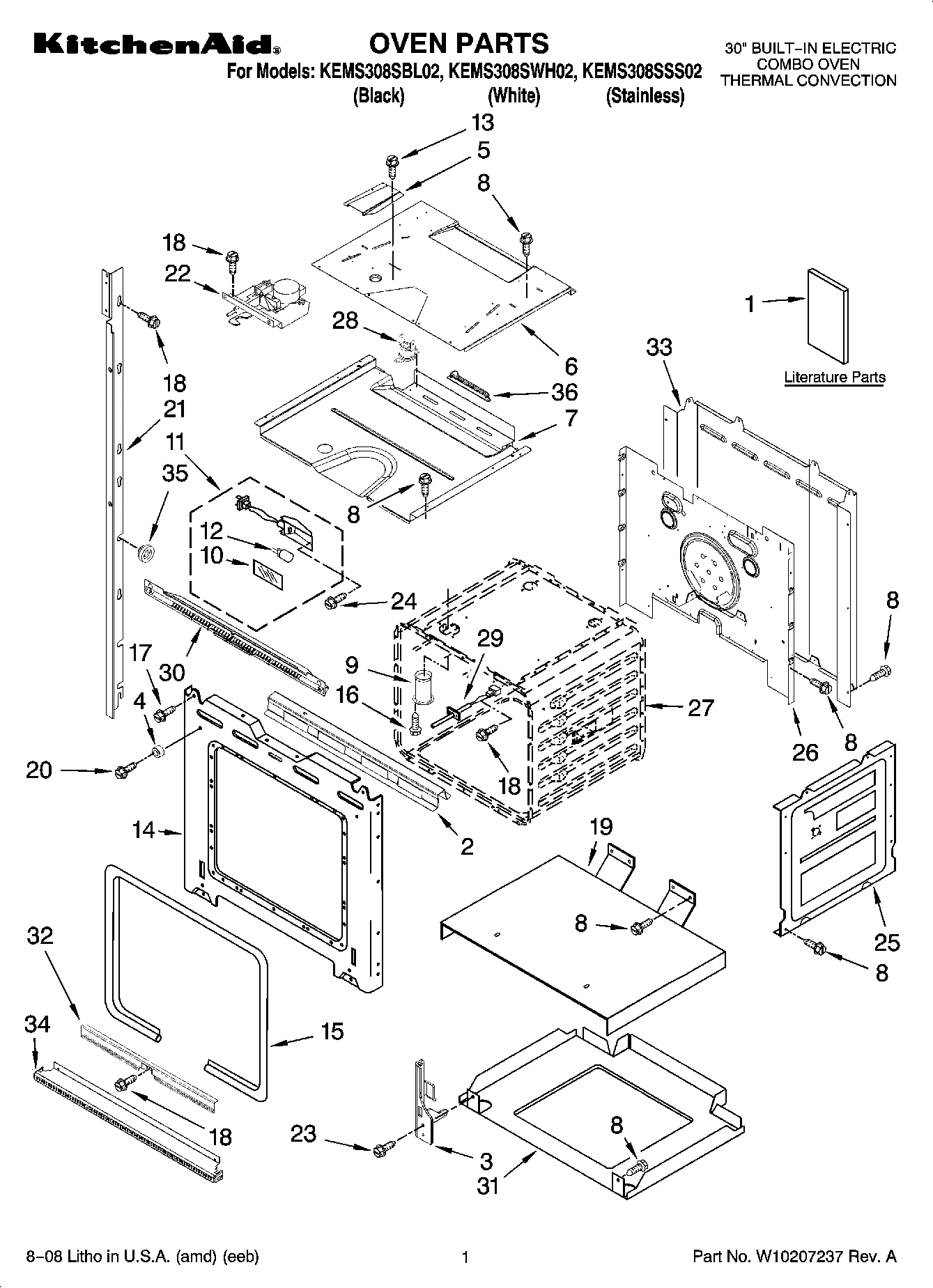 01 - OVEN PARTS