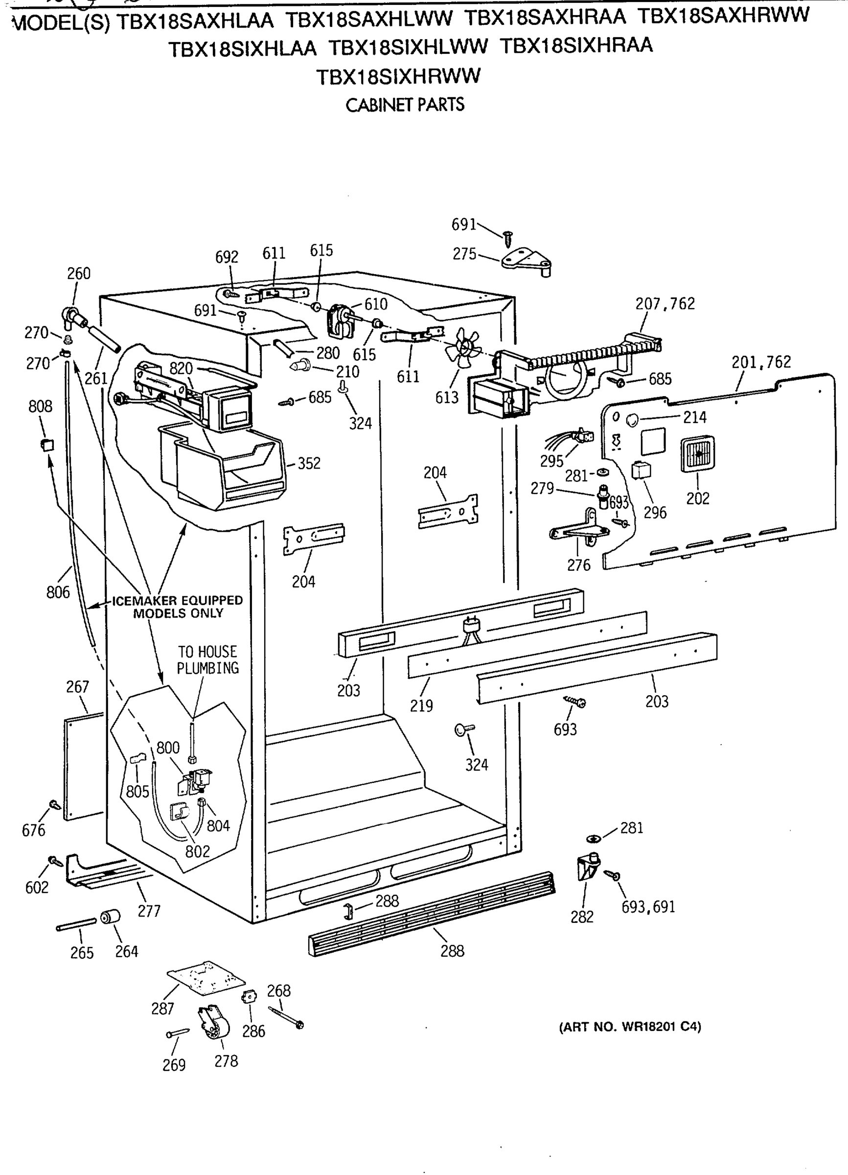 CABINET PARTS