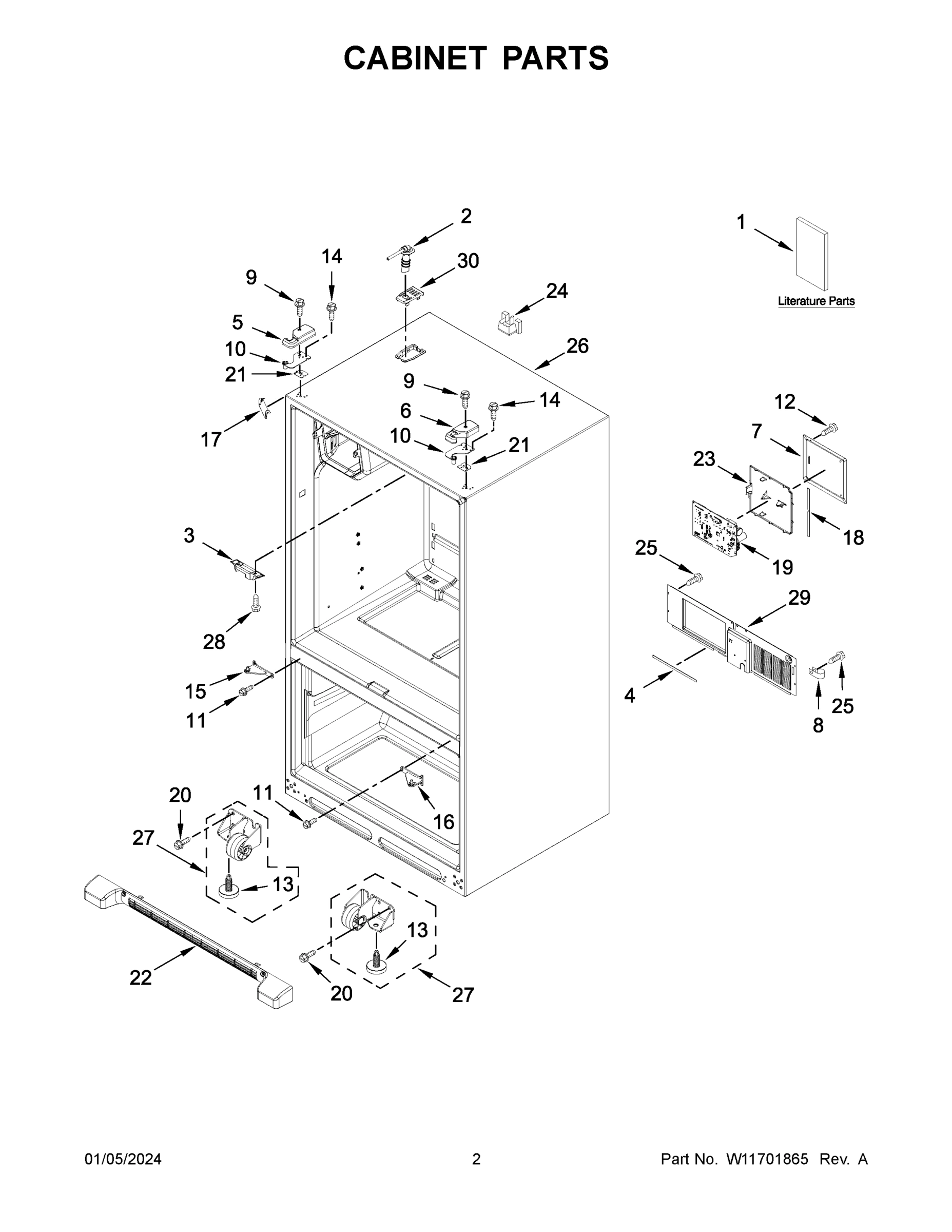 02 - CABINET PARTS