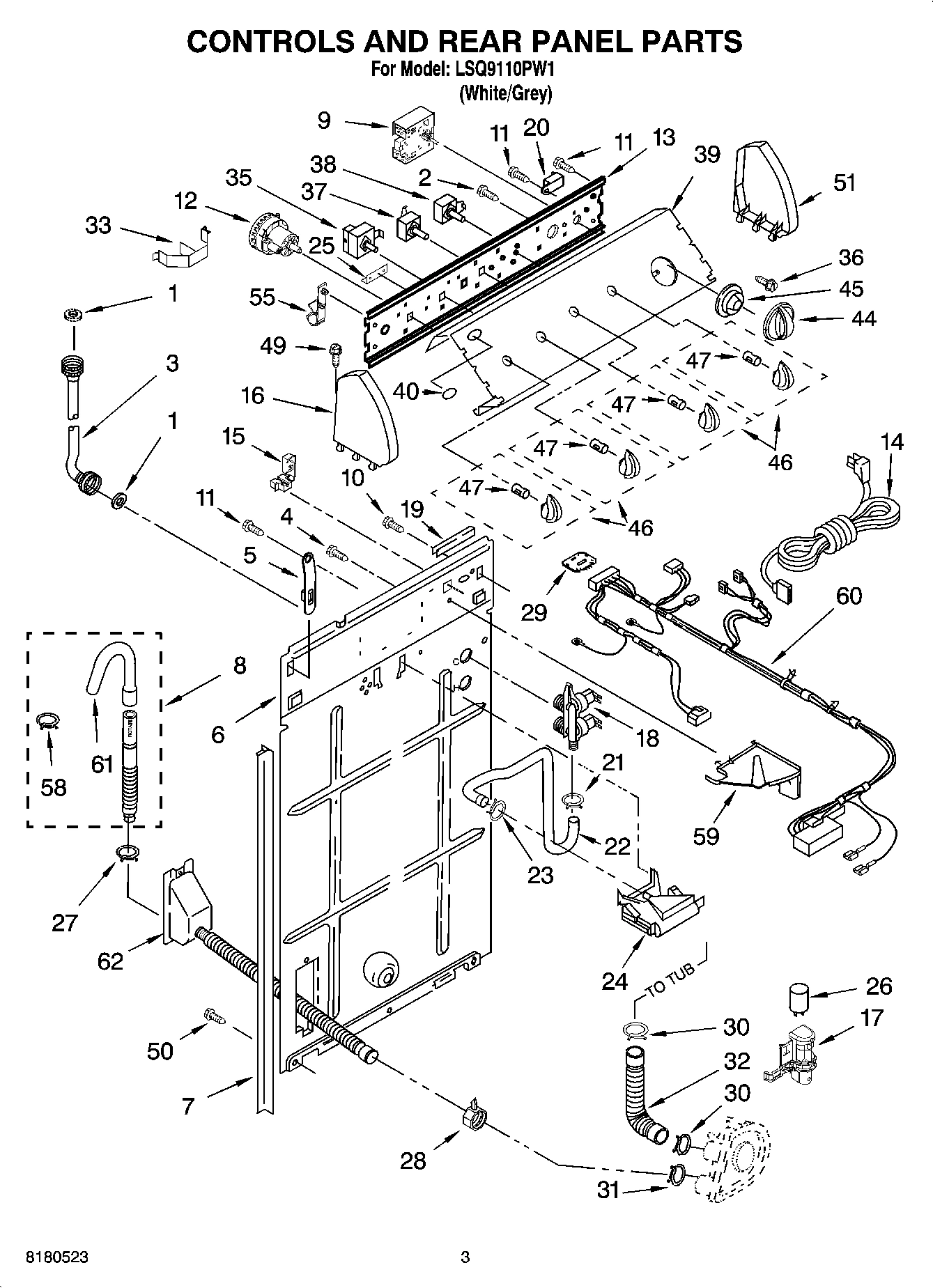 02 - CONTROLS AND REAR PANEL PARTS