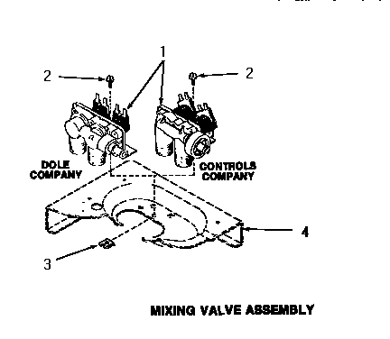 14 - MIXING VALVE ASSY