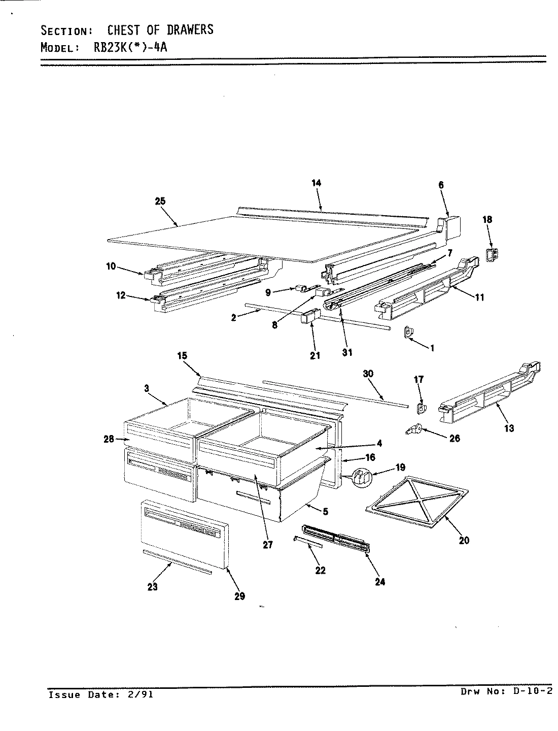 01 - CHEST OF DRAWERS