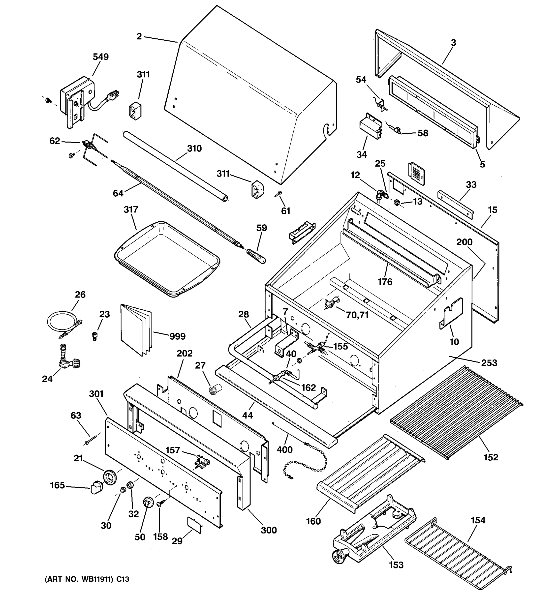 GAS GRILL PARTS