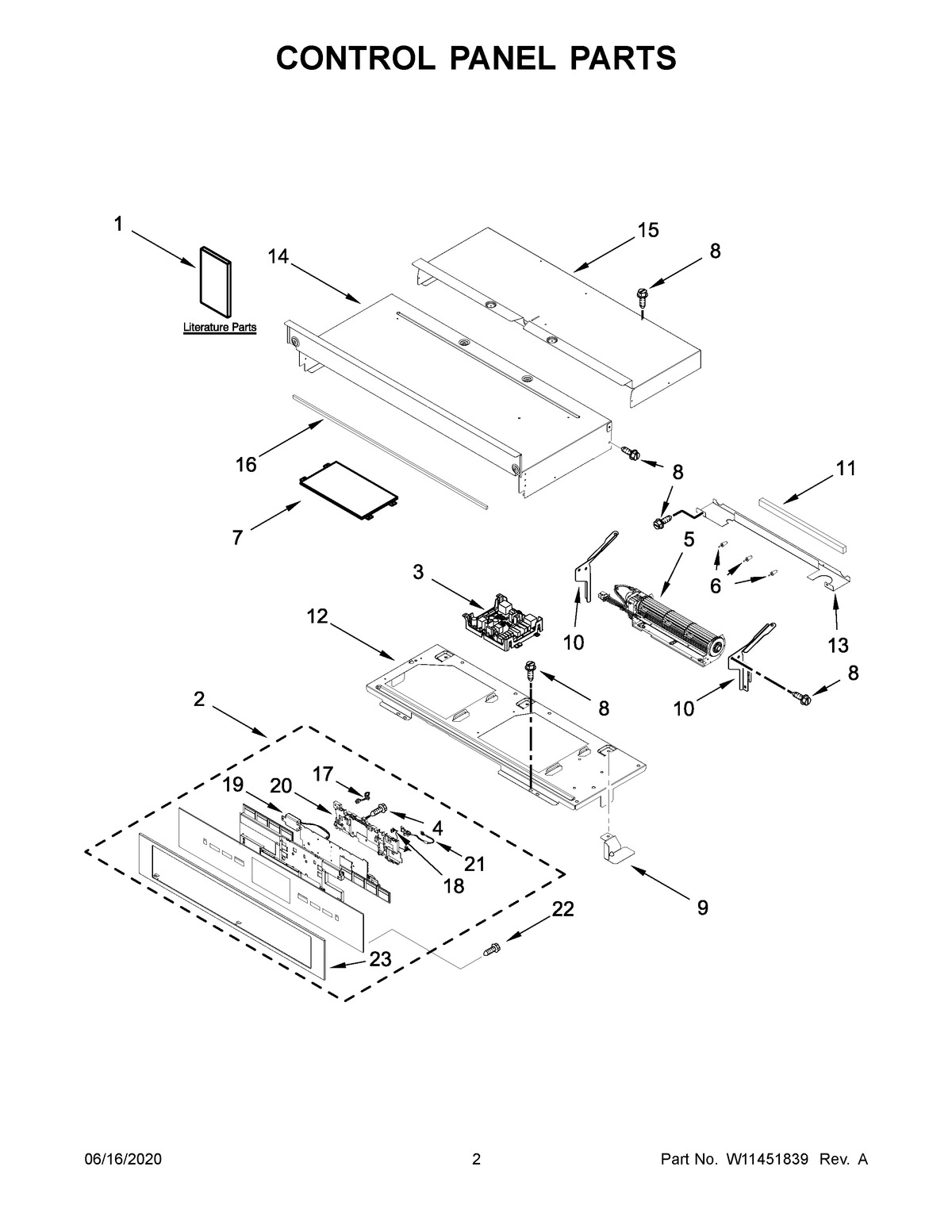02 - CONTROL PANEL PARTS
