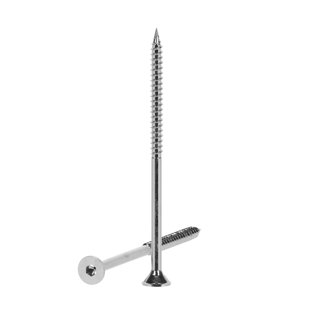 ZENITH® 14G x 125mm 304 Stainless Steel, Self Drilling, Internal Hex Drive, Bugle Batten Screws – External Use – 50 Pack