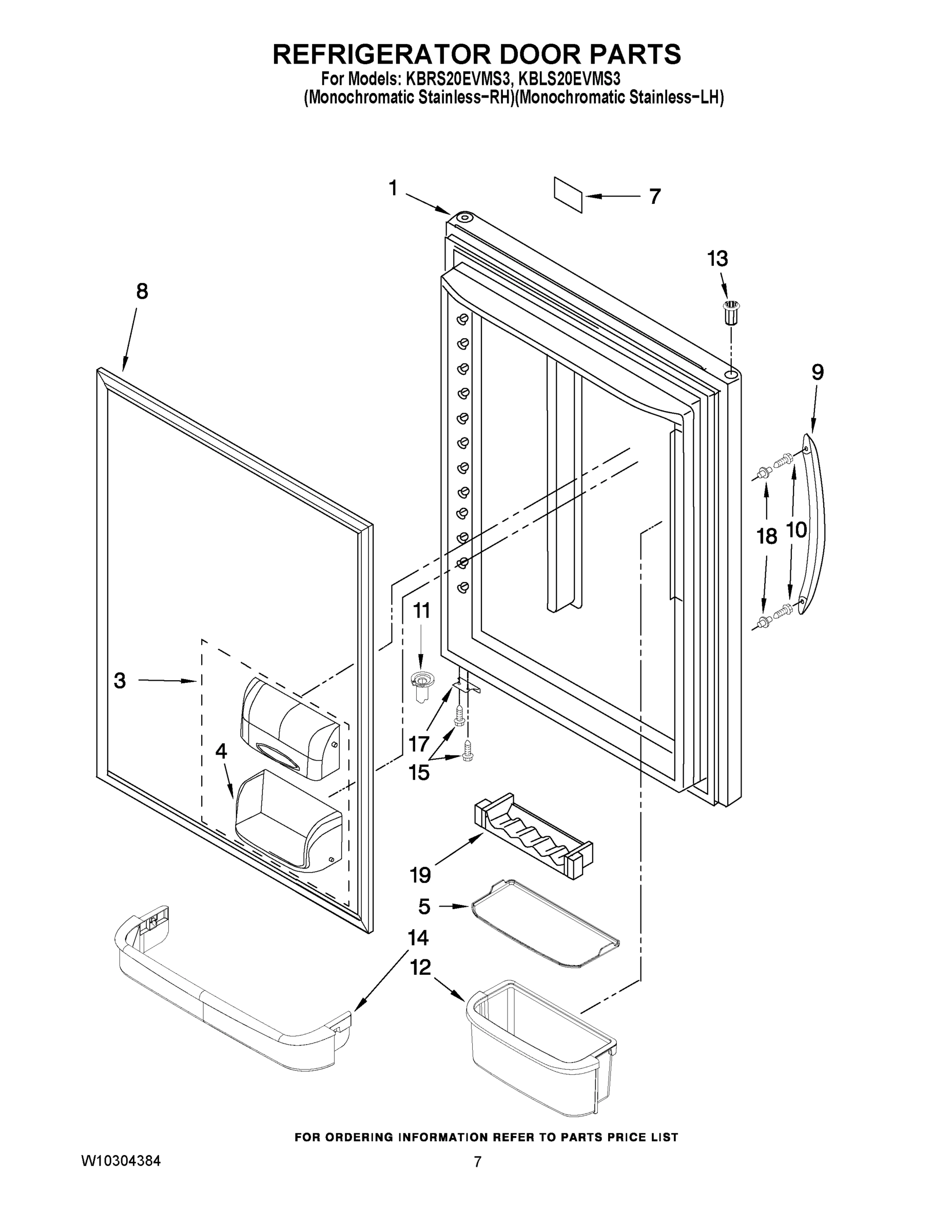 04 - REFRIGERATOR DOOR PARTS
