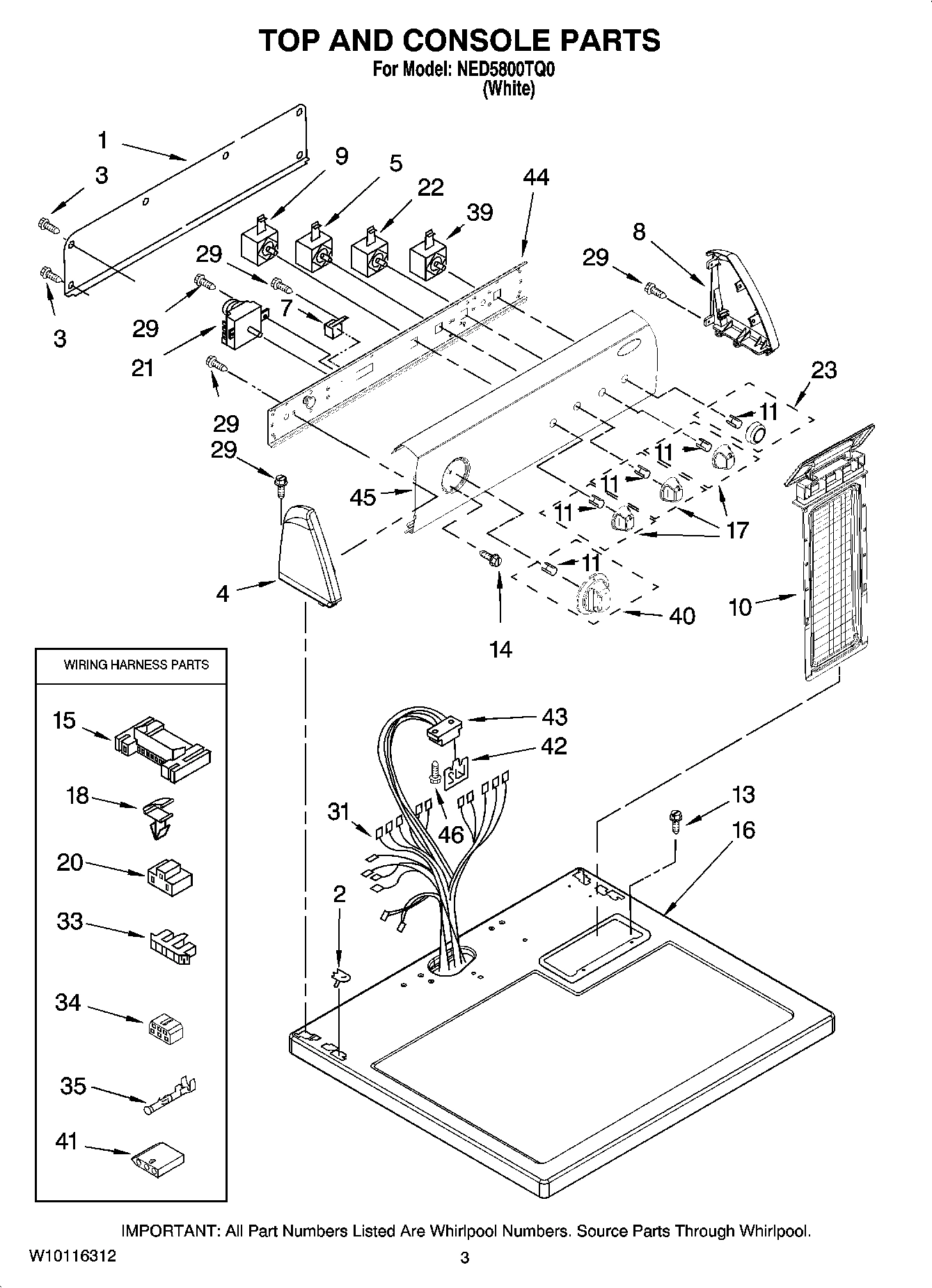 02 - TOP AND CONSOLE PARTS