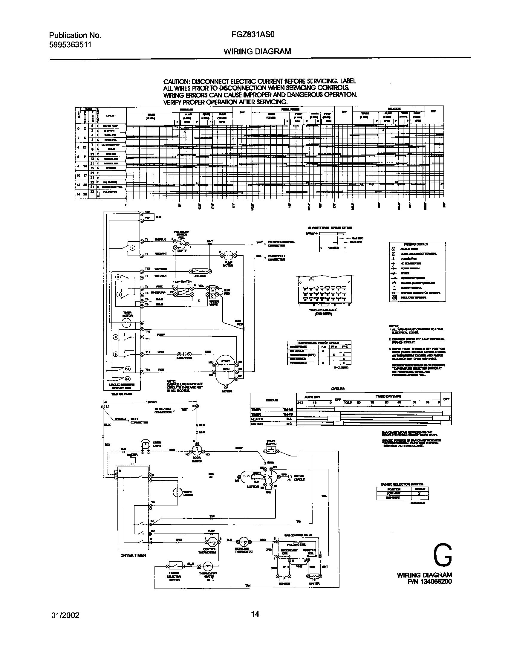 14 - 134066200 WIRING DIAGRAM