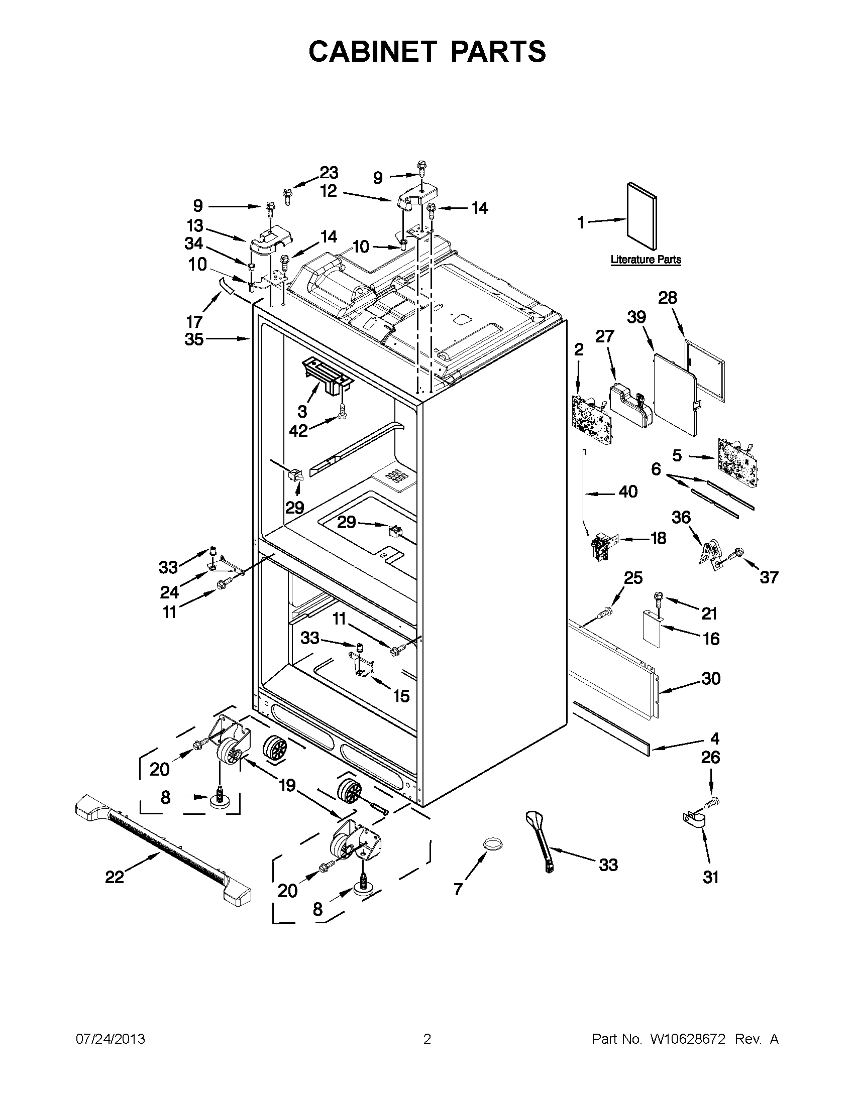 01 - CABINET PARTS