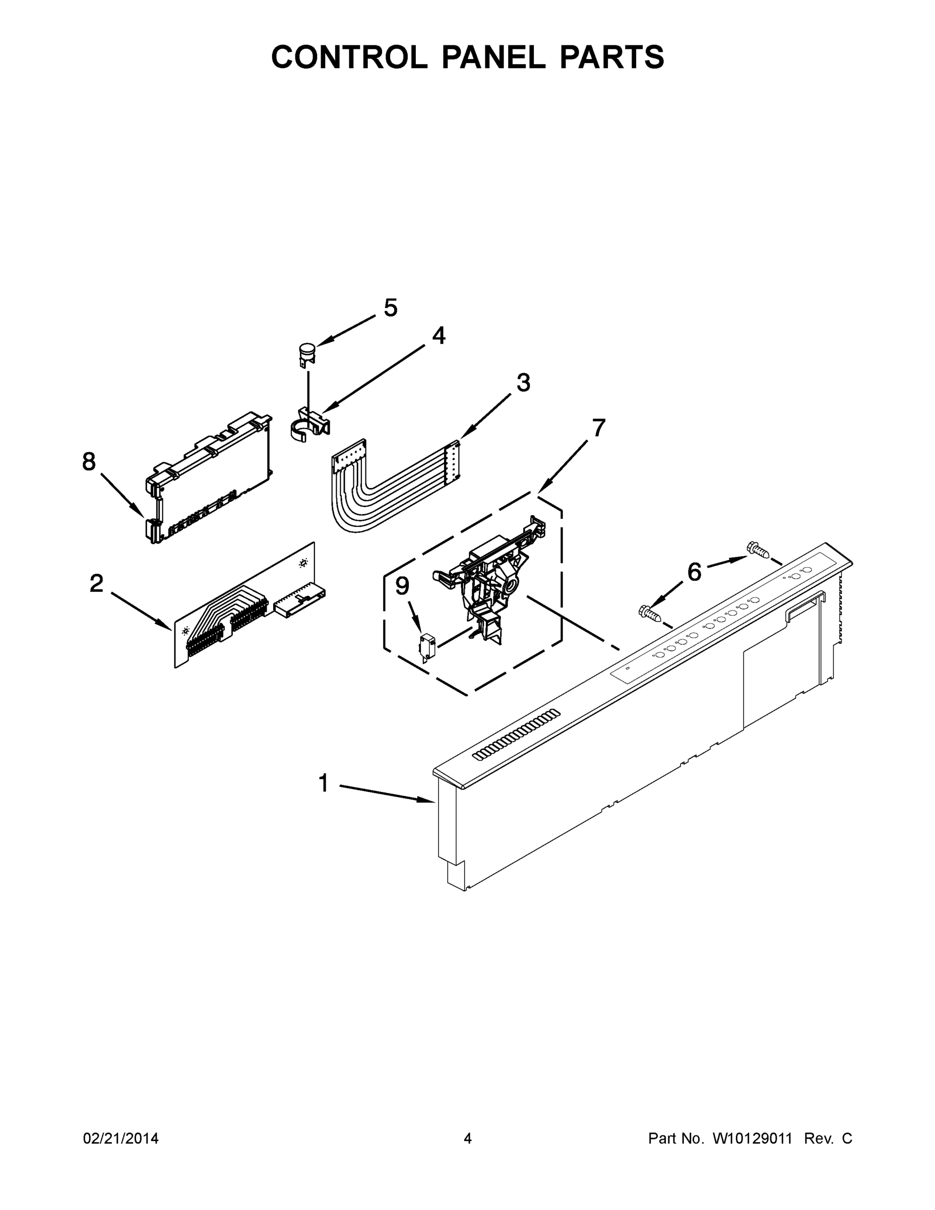 03 - CONTROL PANEL PARTS