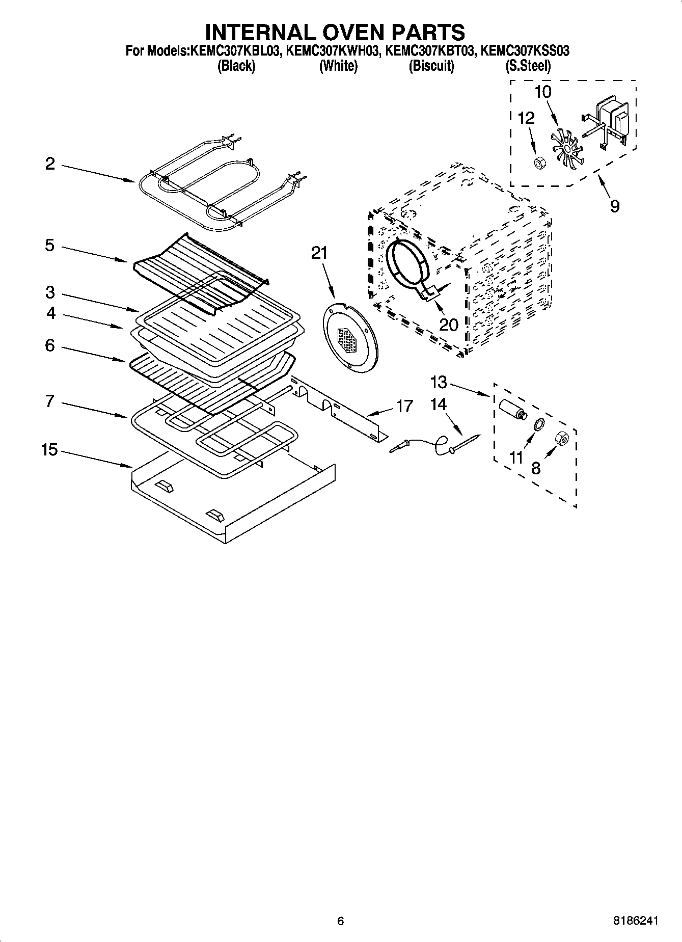 05 - INTERNAL OVEN PARTS