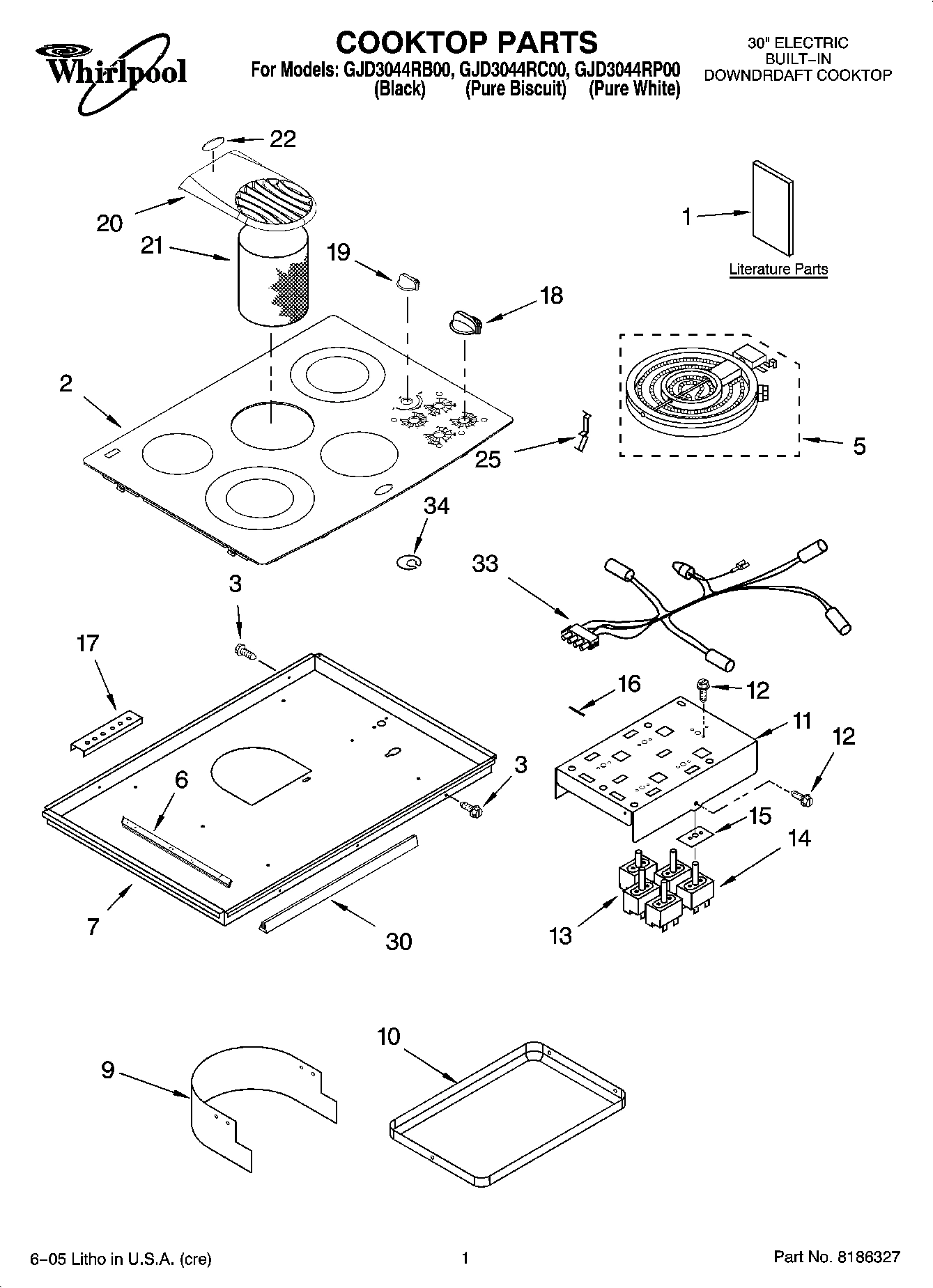 01 - COOKTOP PARTS