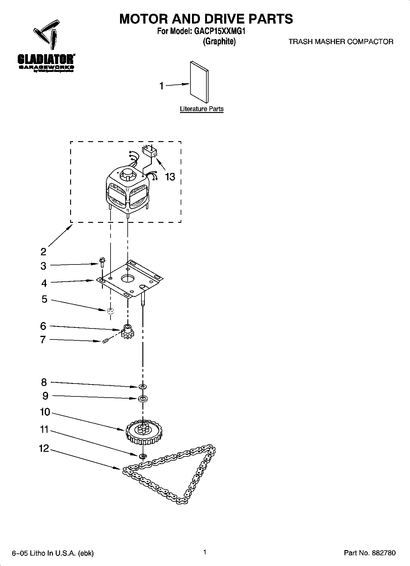 01 - MOTOR AND DRIVE PARTS