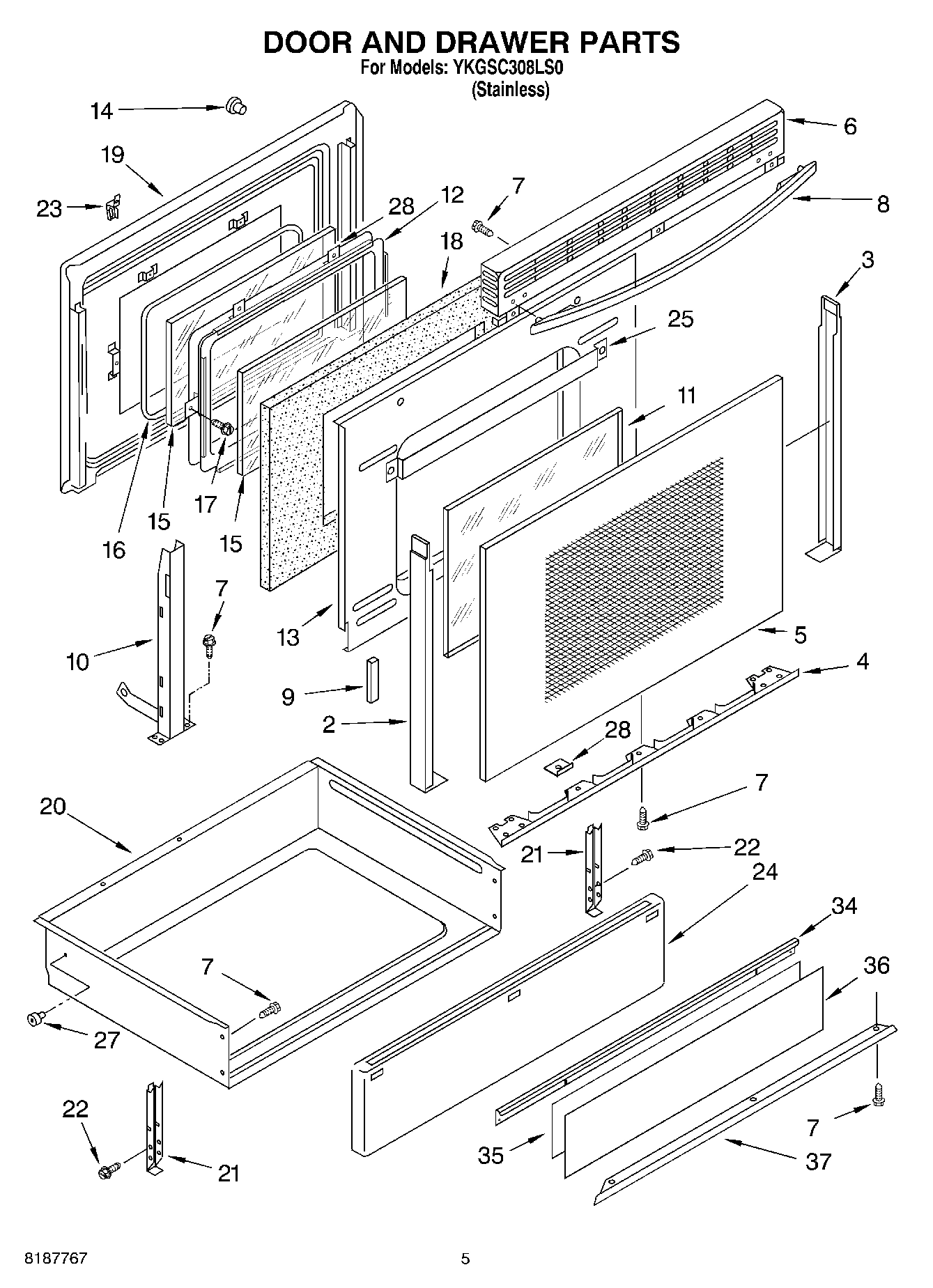 04 - DOOR AND DRAWER PARTS