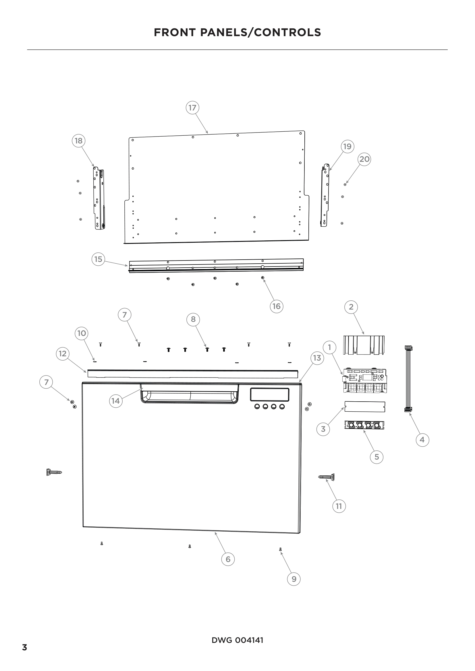 FRONT PANELS/CONTROLS