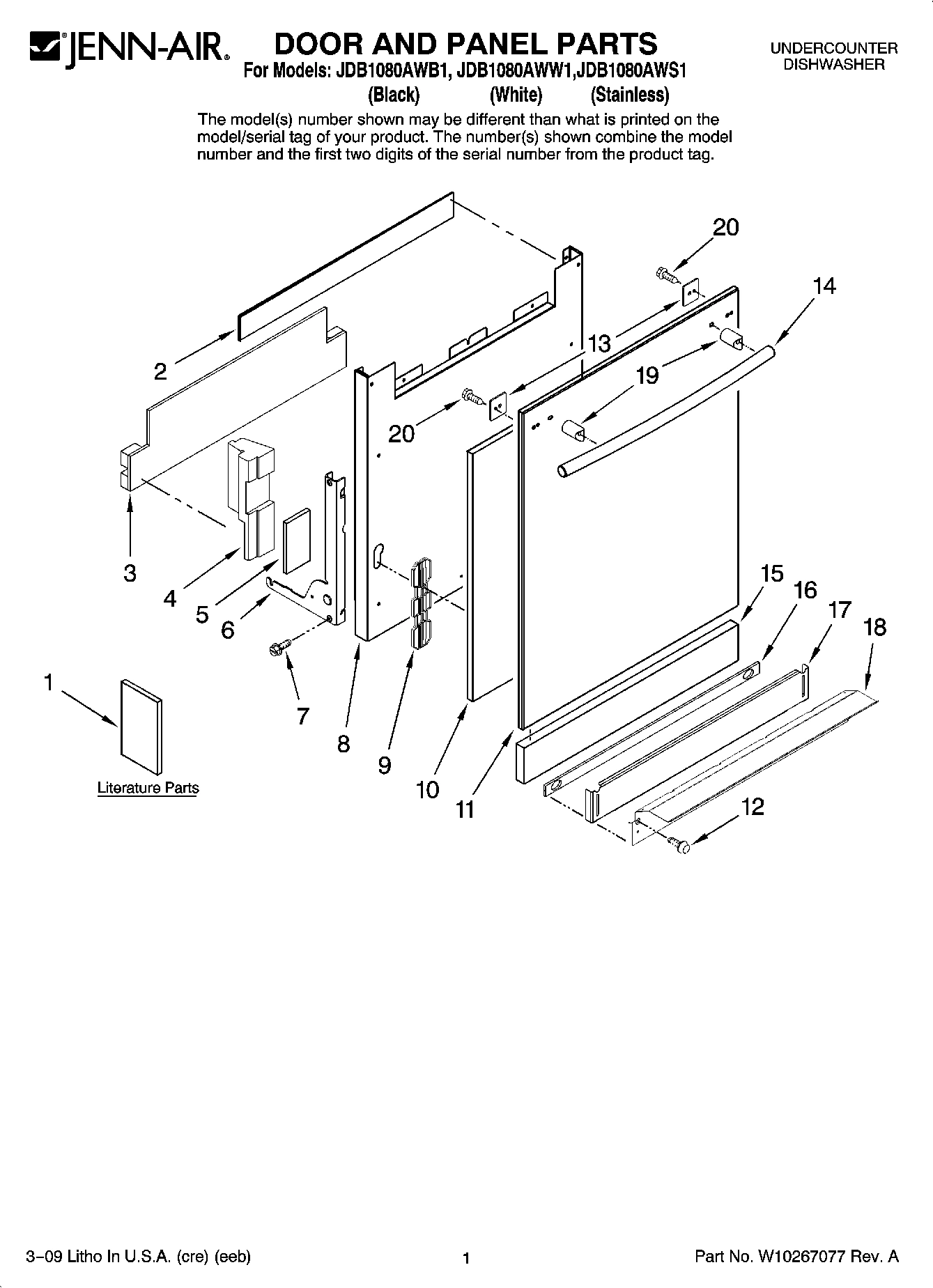 01 - DOOR AND PANEL PARTS