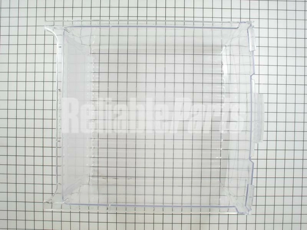 WR32X10834 GE Refrigerator Whirlpool Clear Vegetable Crisper Pan