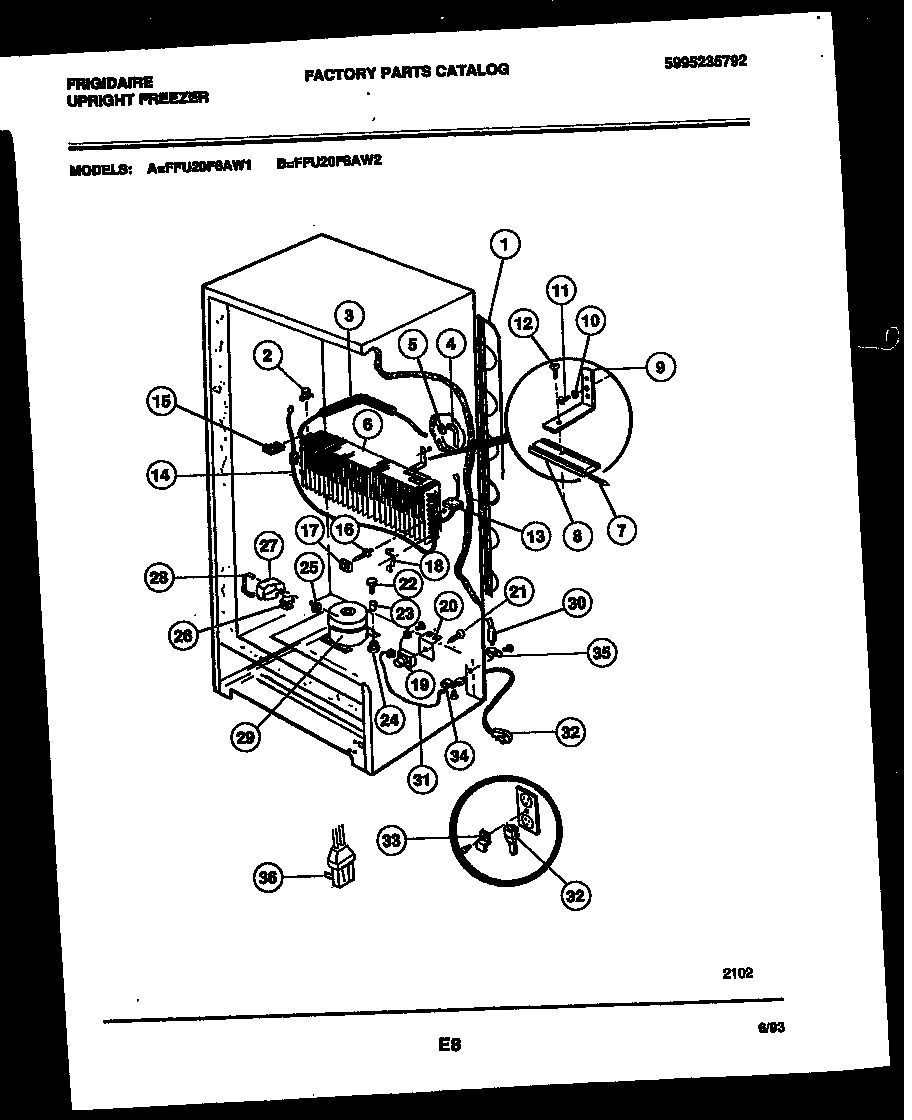 05 - SYSTEM AND AUTOMATIC DEFROST PARTS