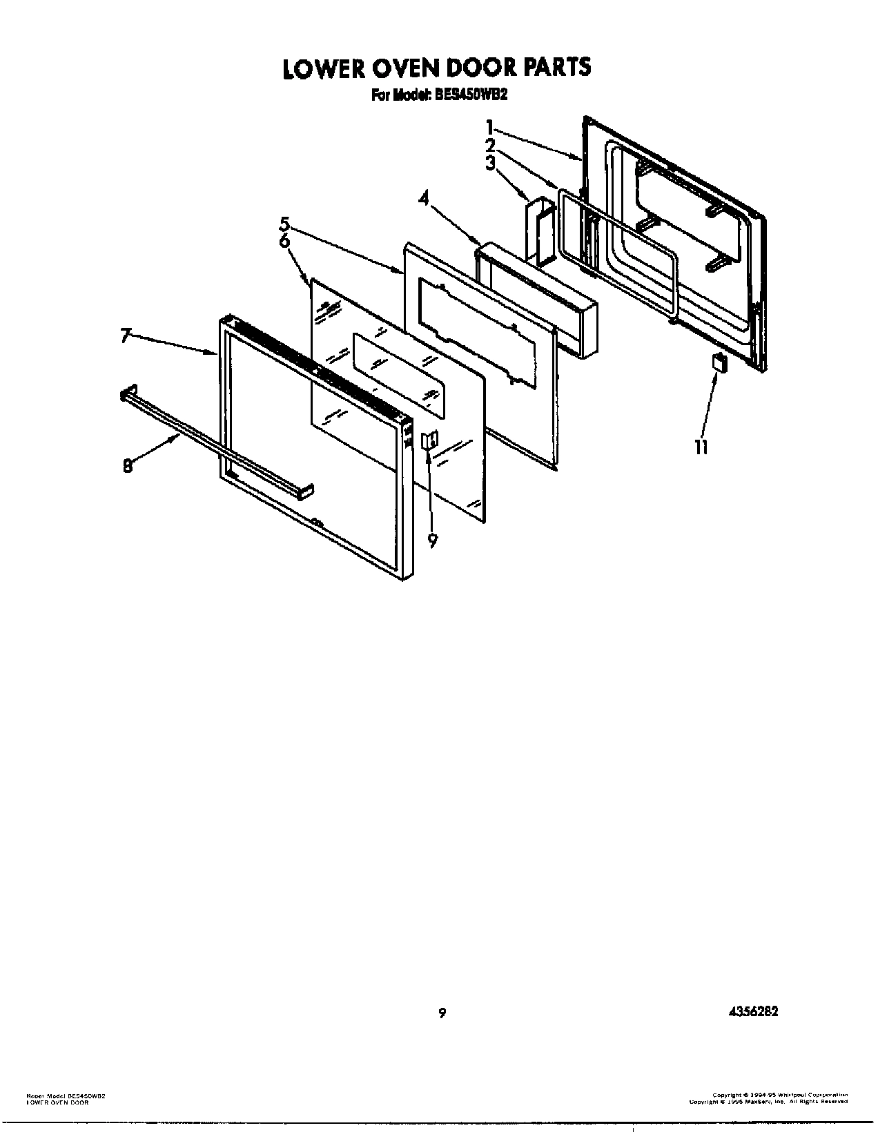 08 - LOWER OVEN DOOR