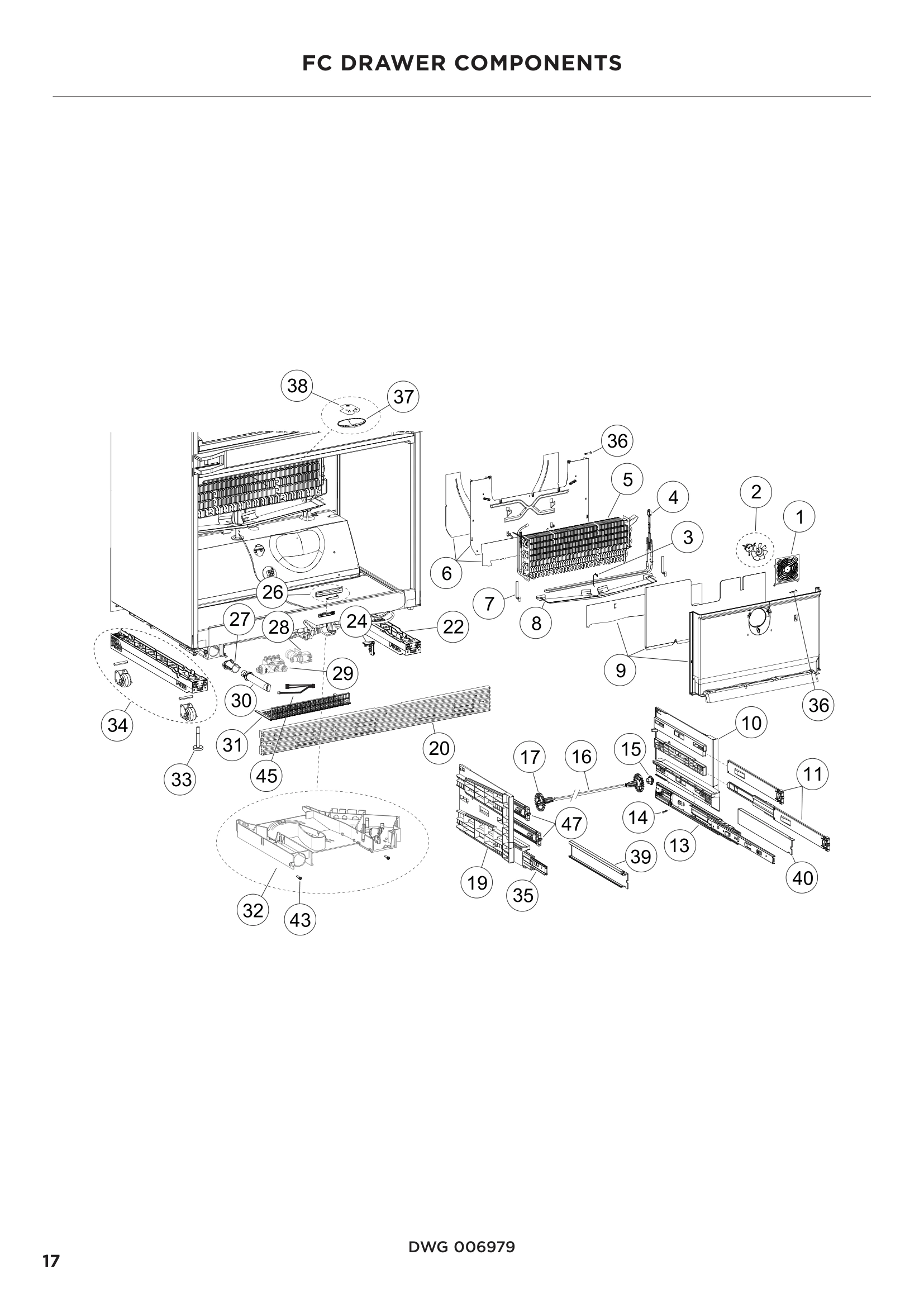 FC DRAWER COMPONENTS