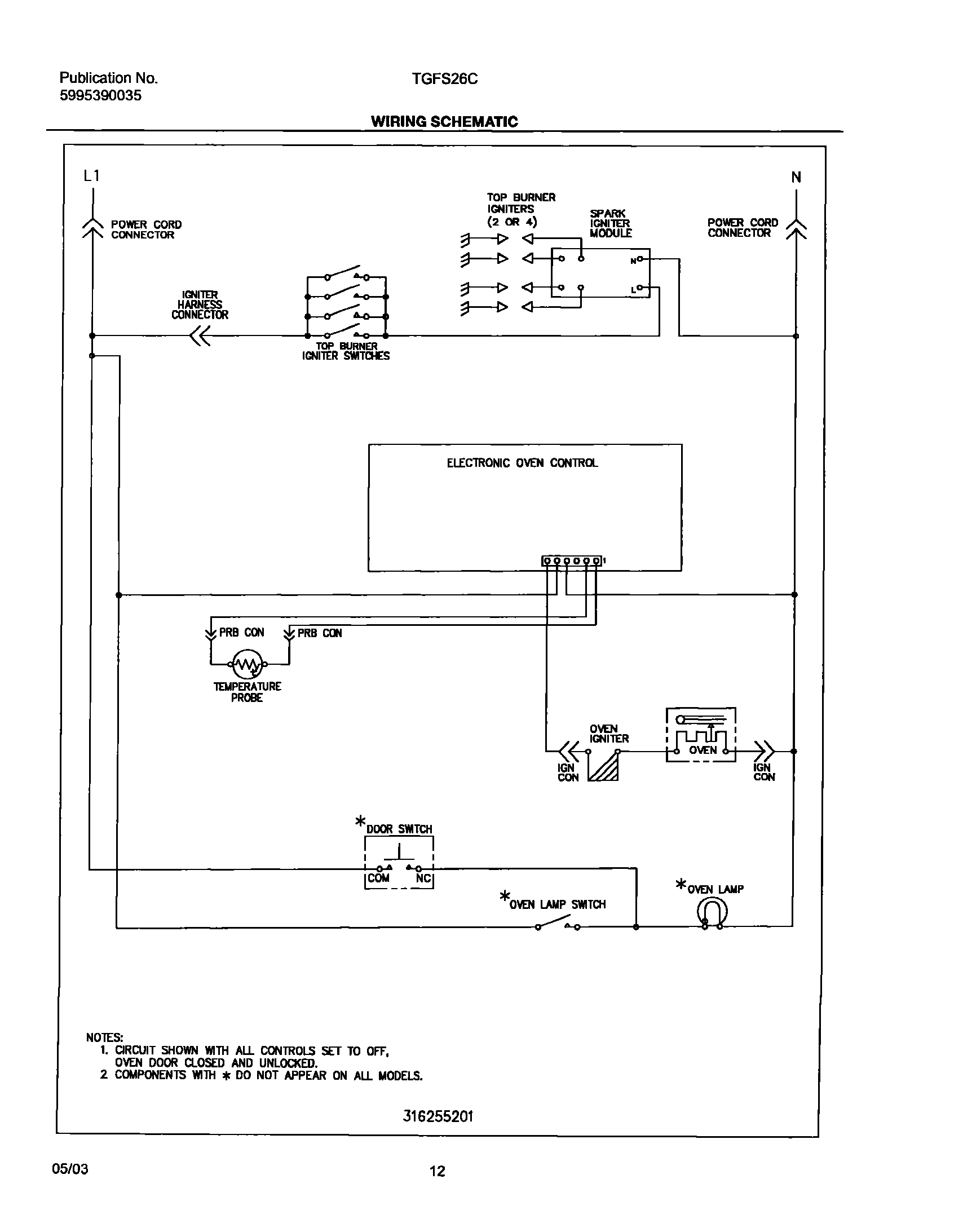 12 - WIRING SCHEMATIC