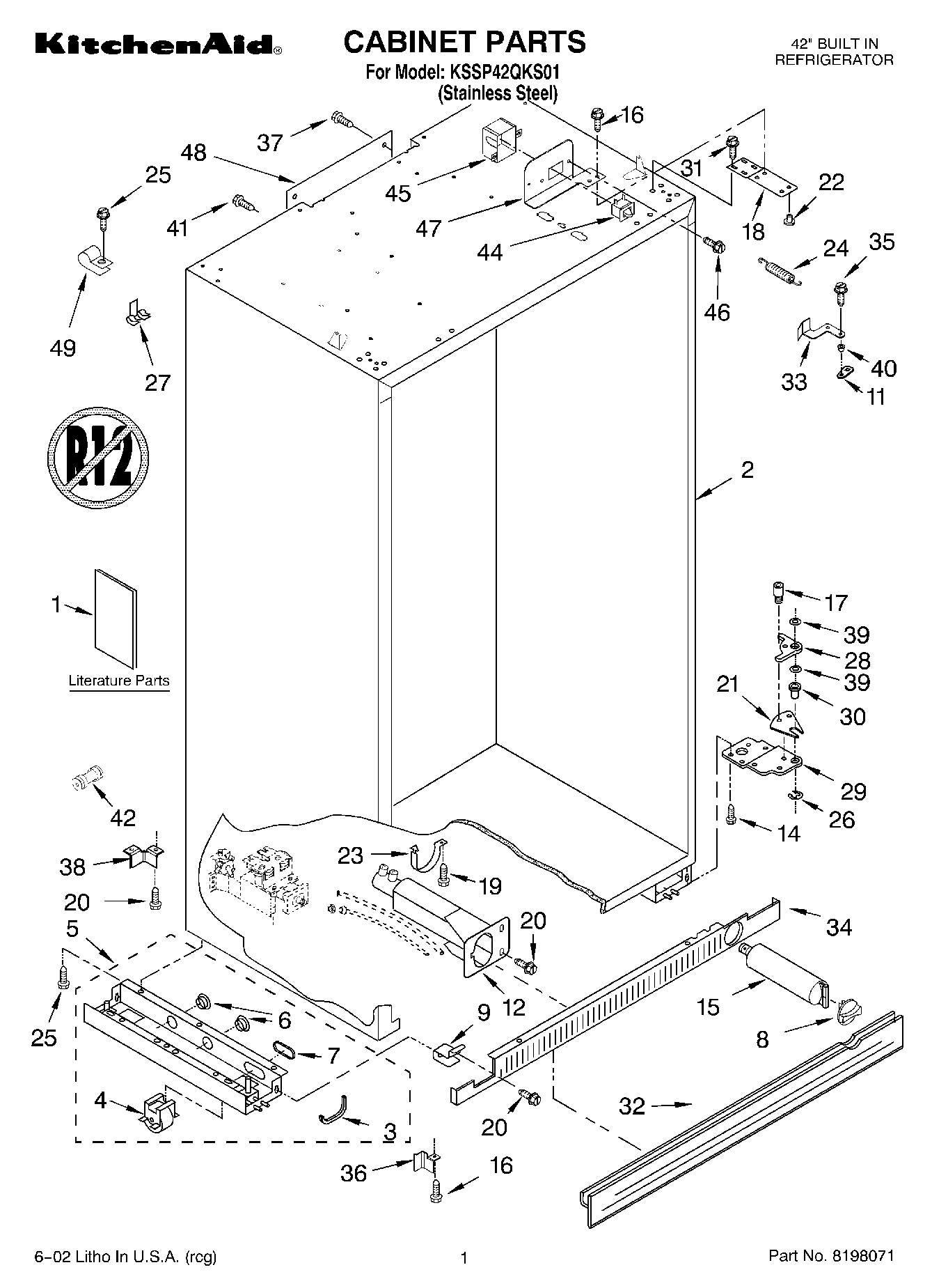 01 - CABINET, LITERATURE
