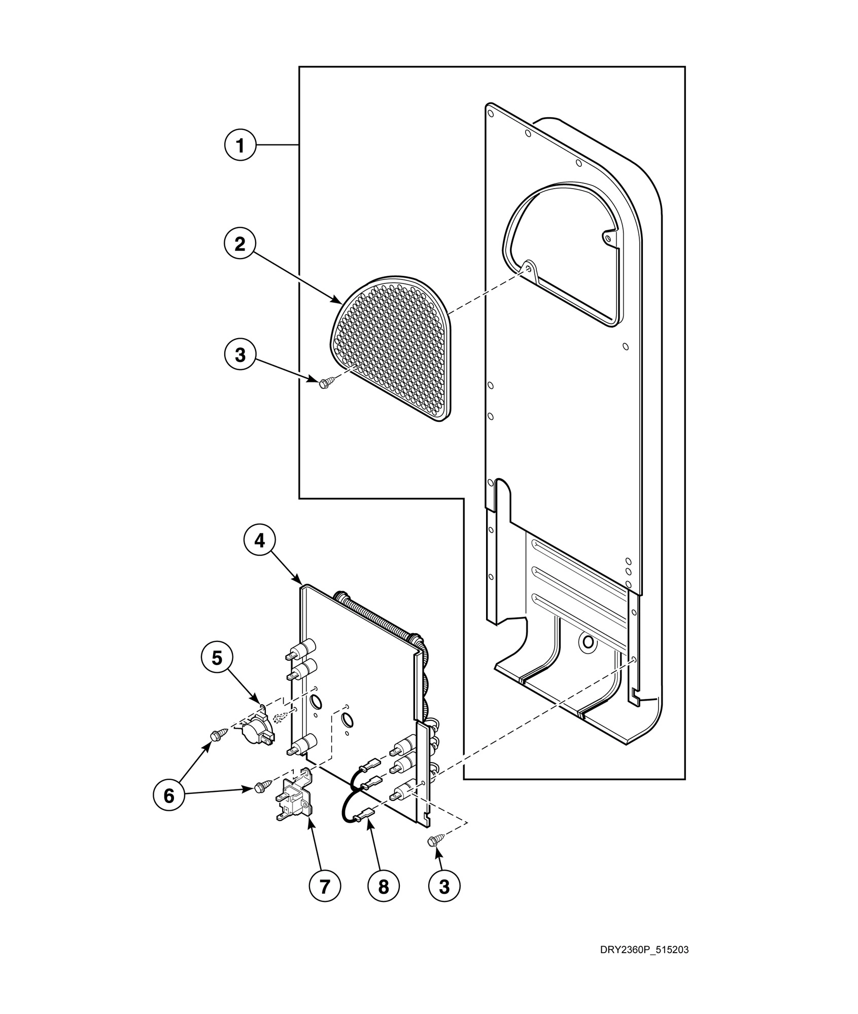 Heater Duct Assembly - 3 Phase Electric Models