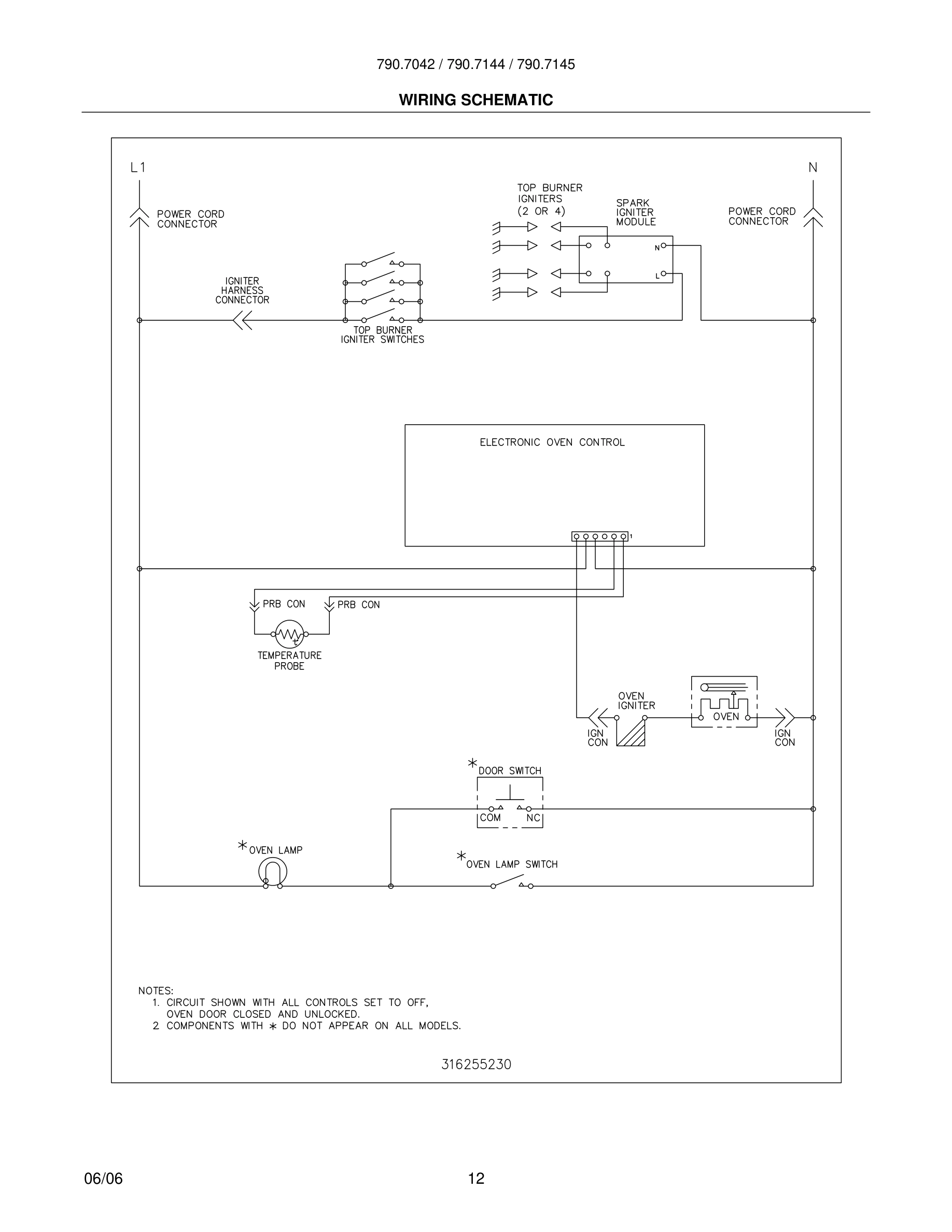 12 - WIRING SCHEMATIC