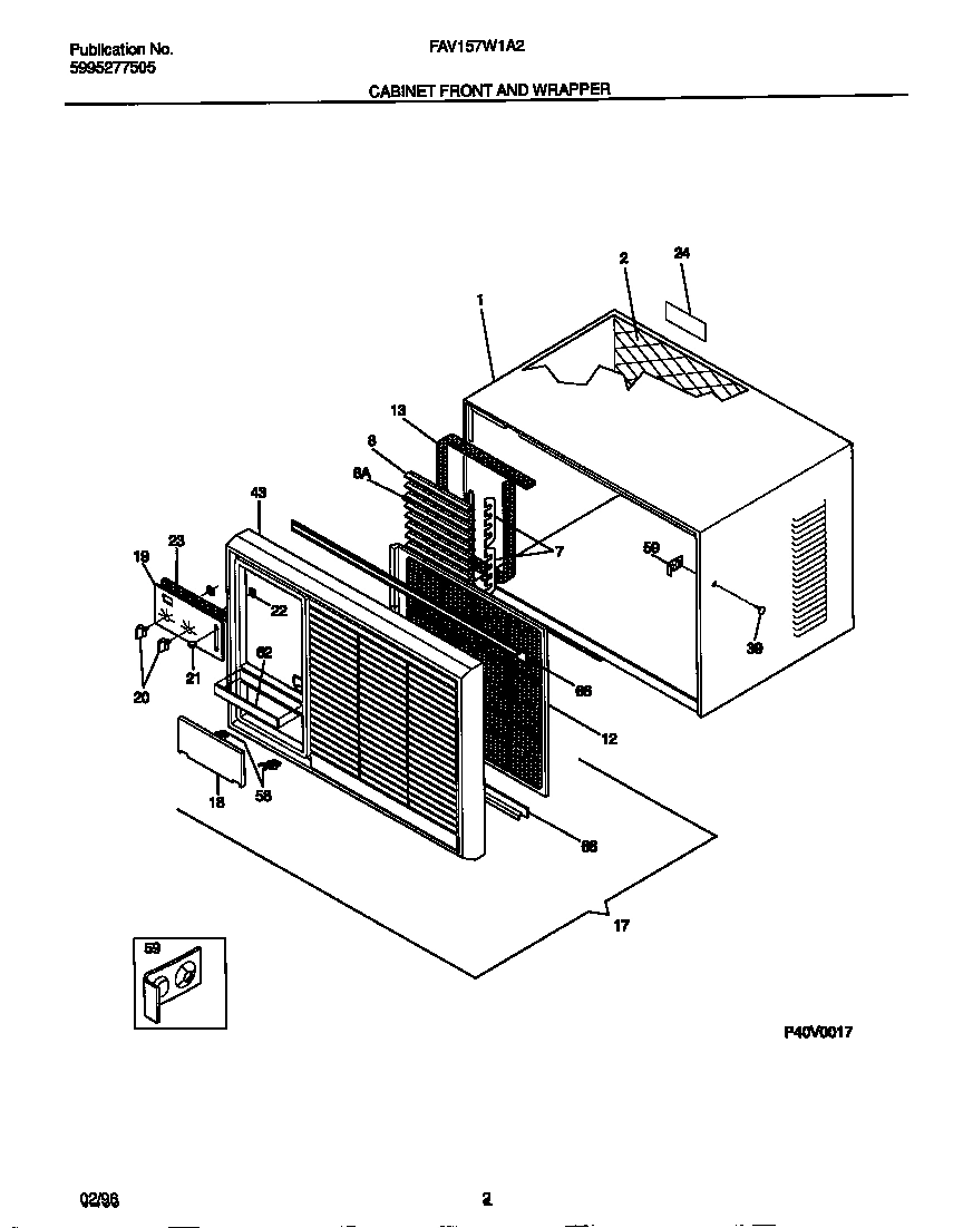 02 - CABINET FRONT AND WRAPPER