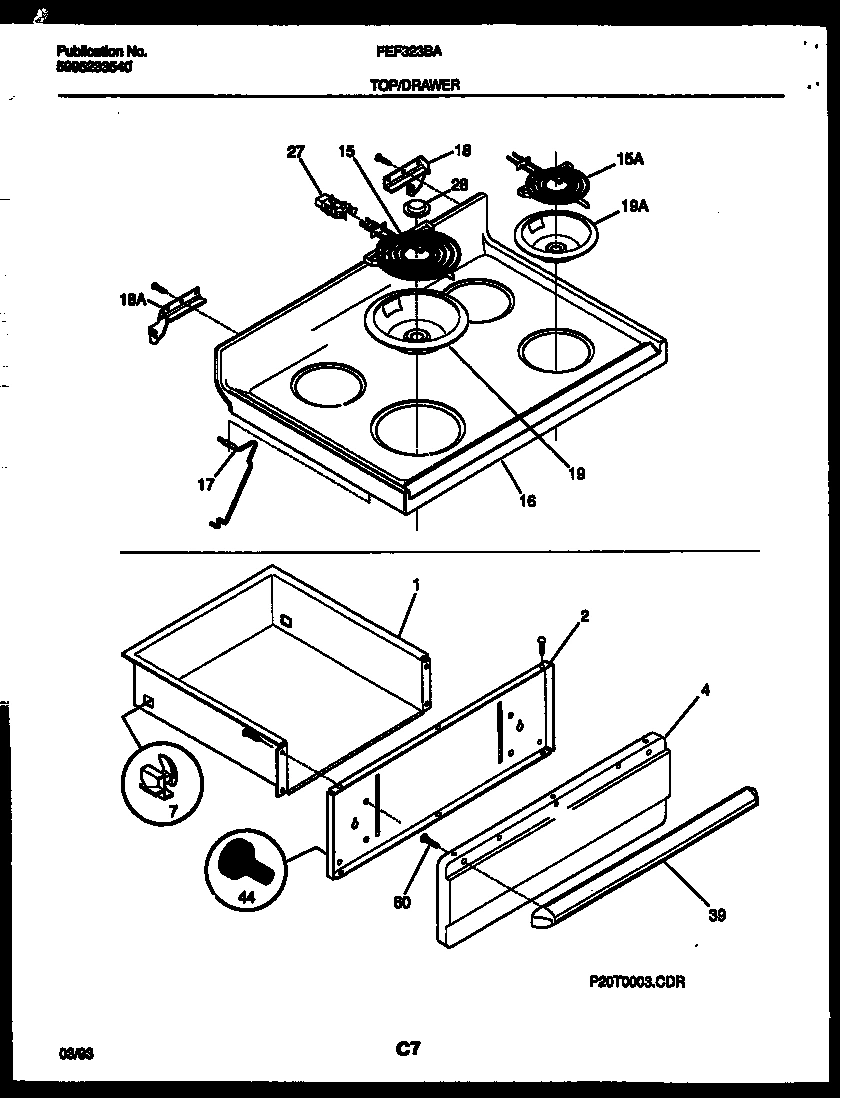 04 - COOKTOP AND DRAWER PARTS