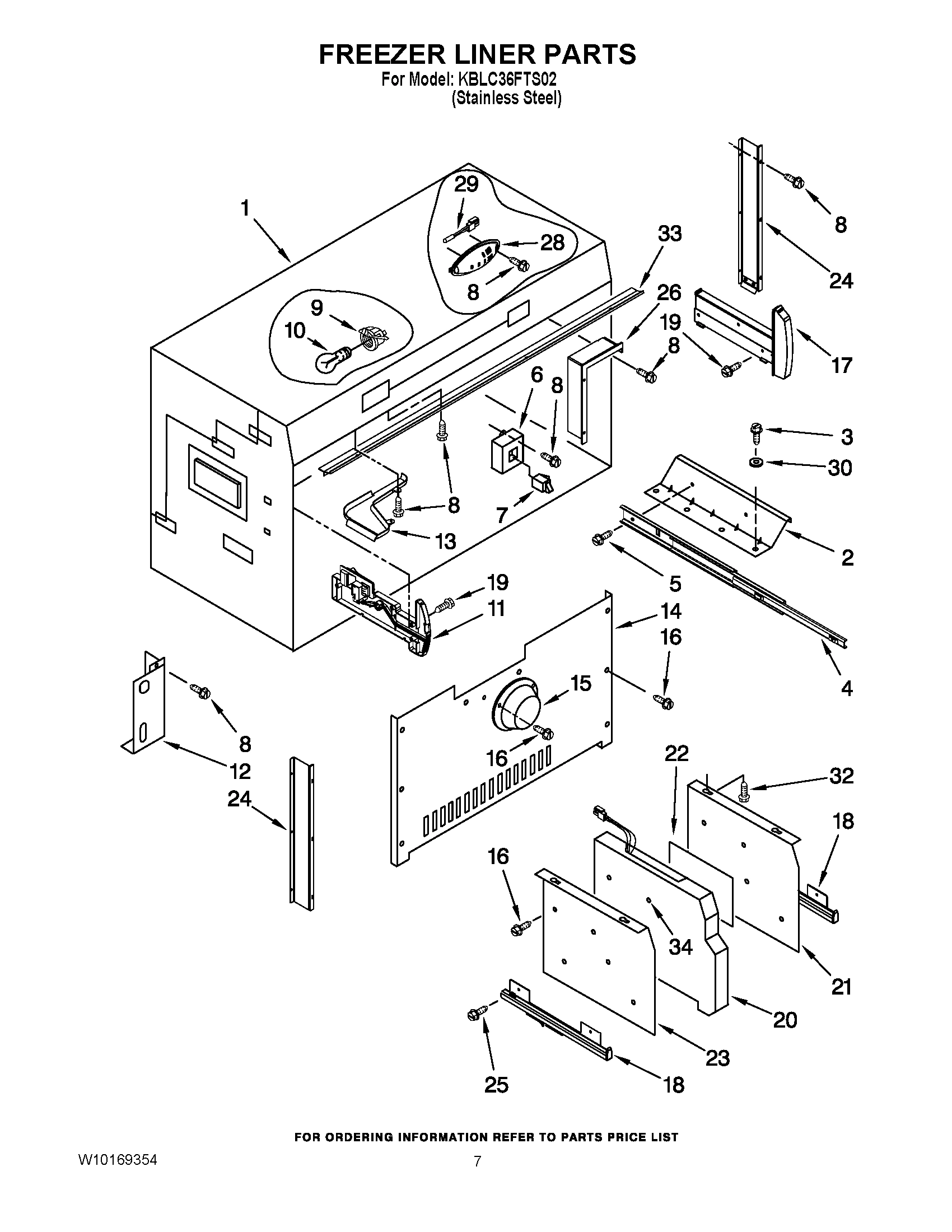 05 - FREEZER LINER PARTS