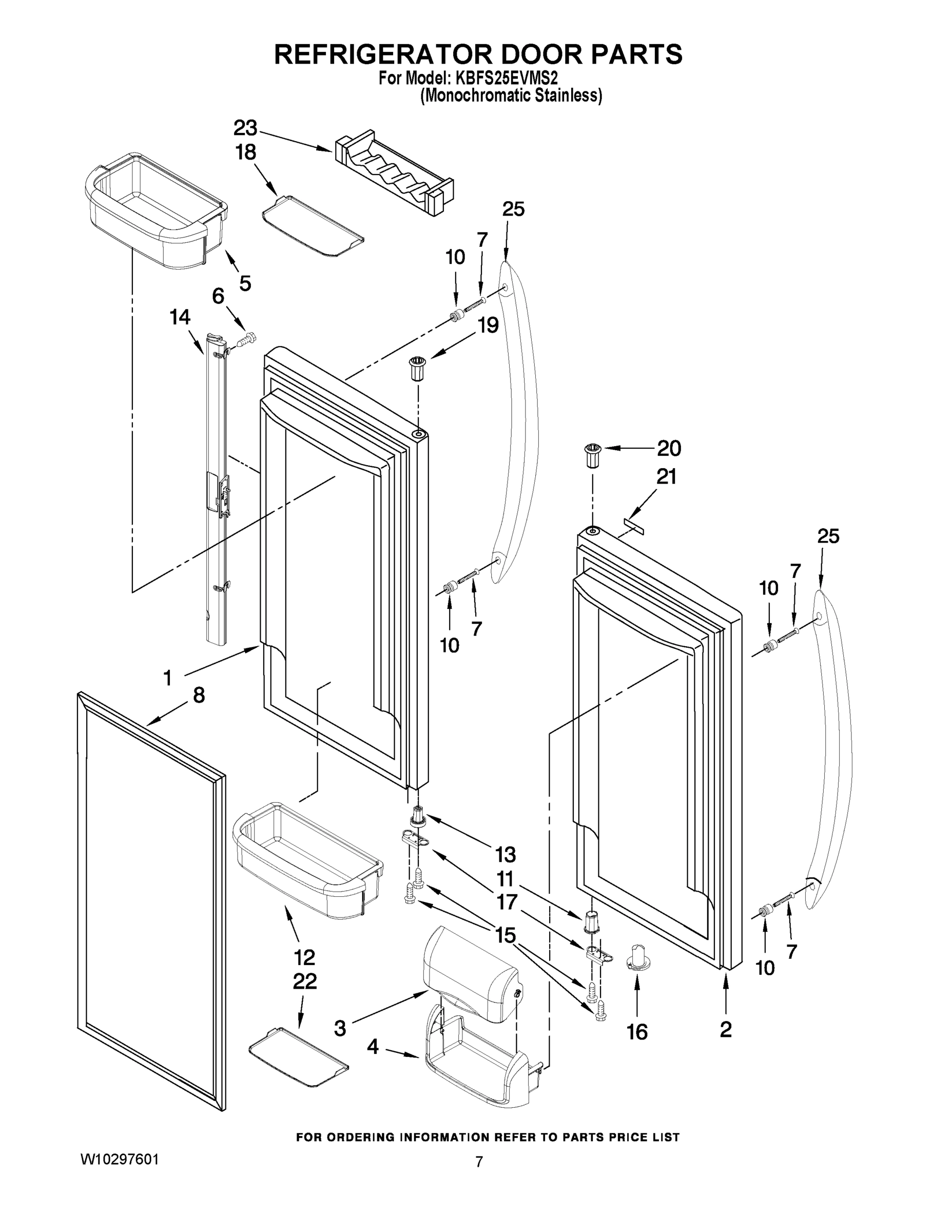 04 - REFRIGERATOR DOOR PARTS