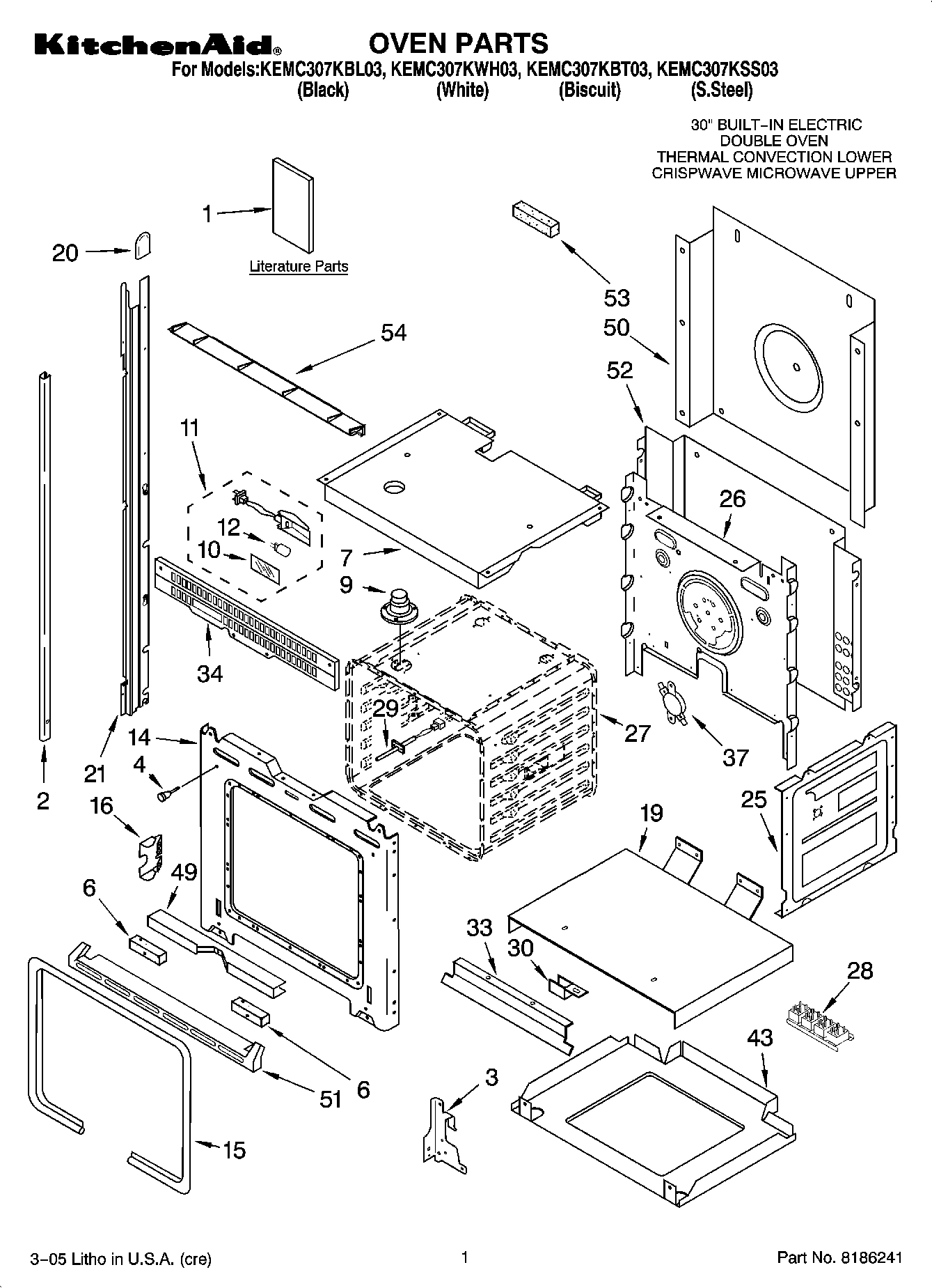 01 - OVEN PARTS