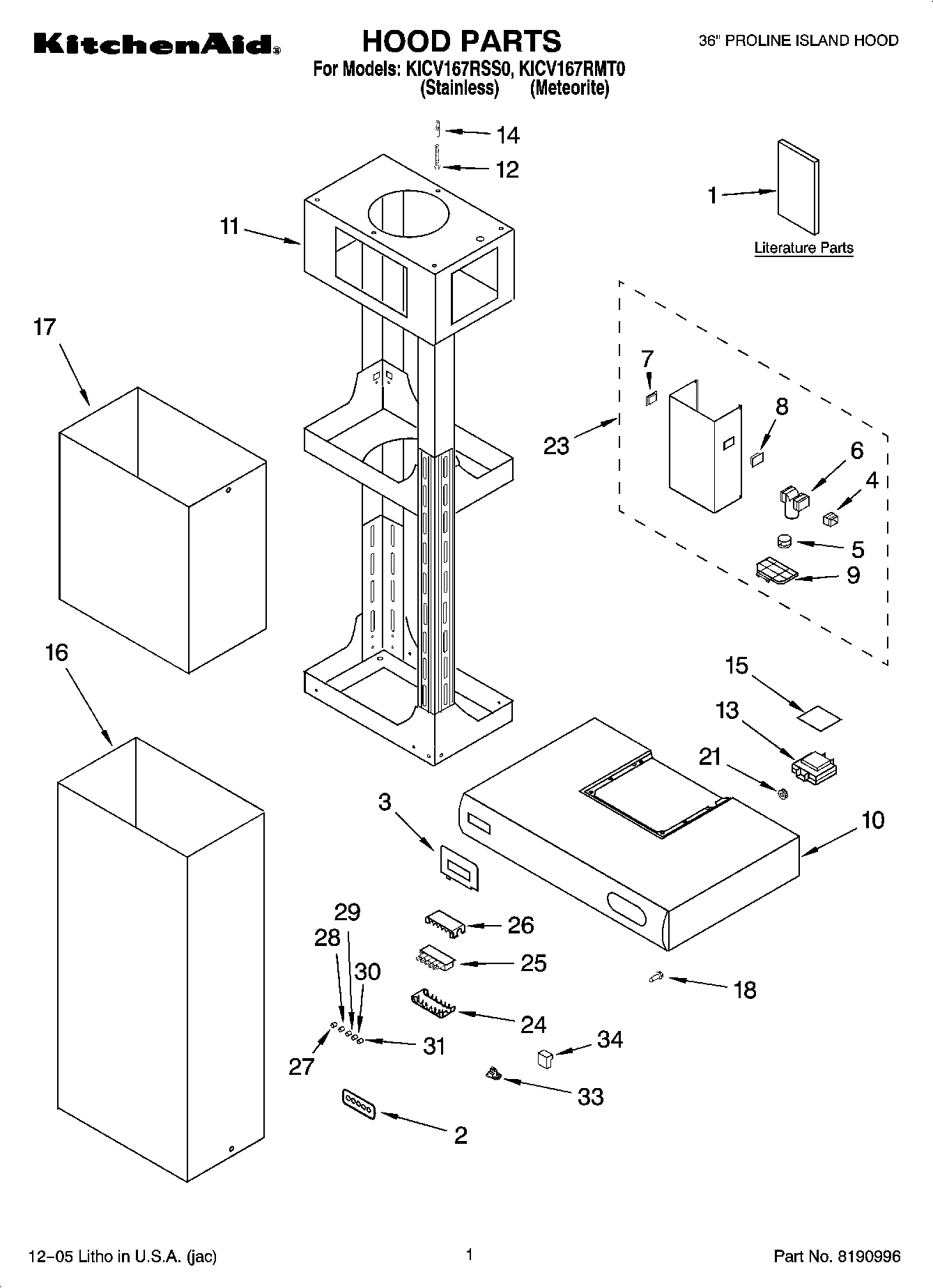 01 - HOOD PARTS