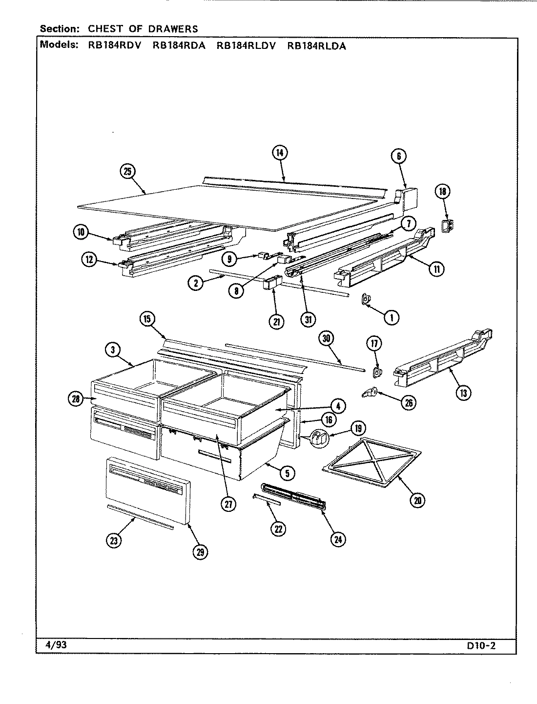 01 - CHEST OF DRAWERS