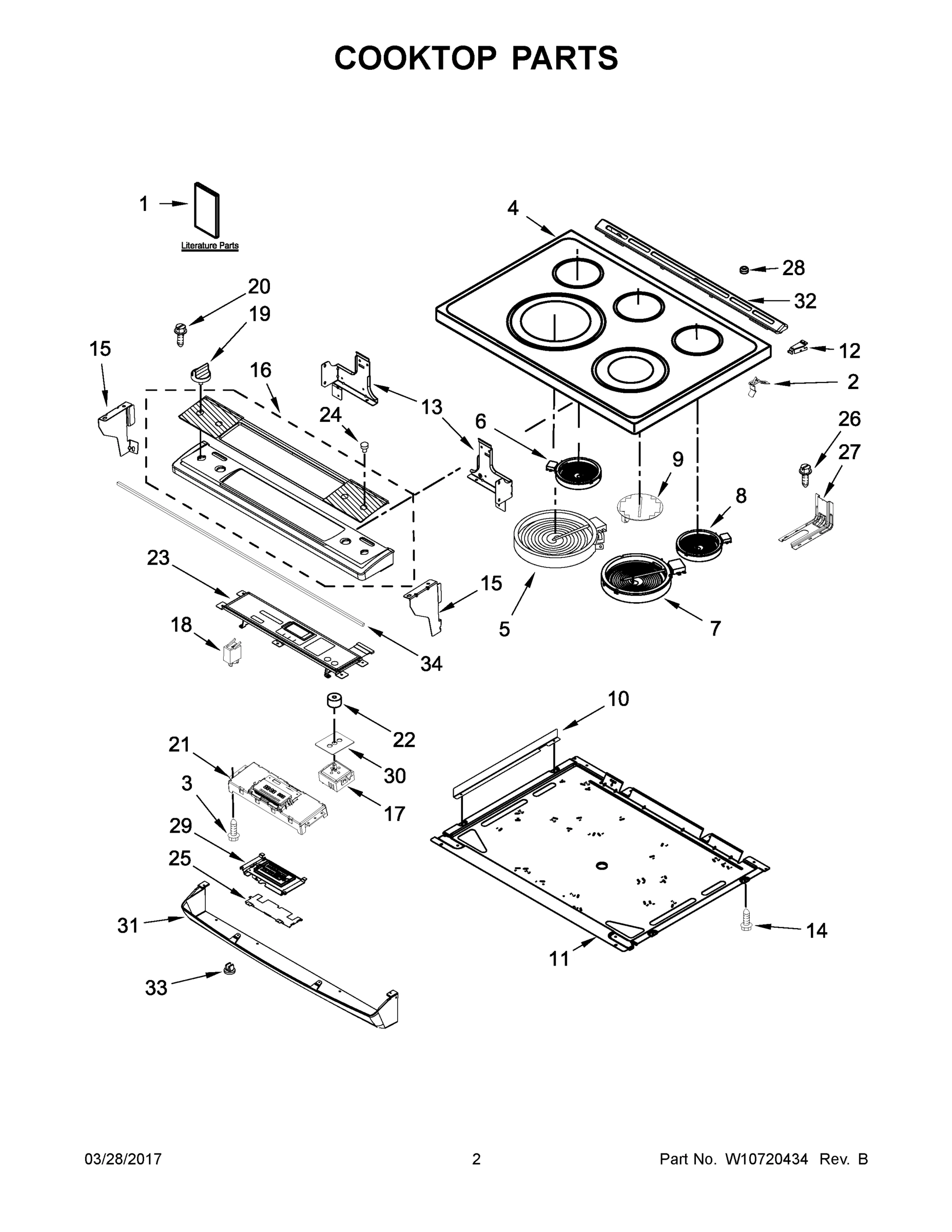 02 - COOKTOP PARTS