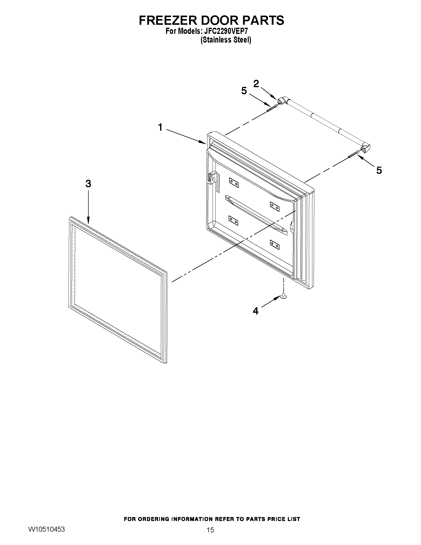 08 - FREEZER DOOR PARTS