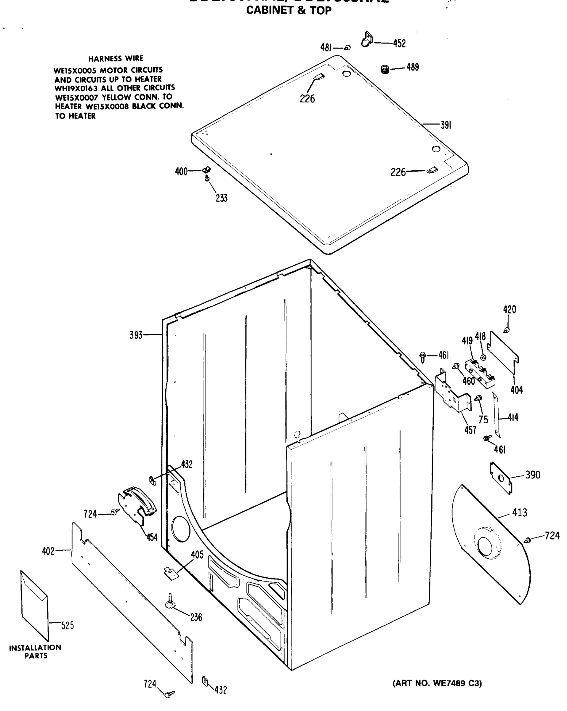CABINET & TOP
